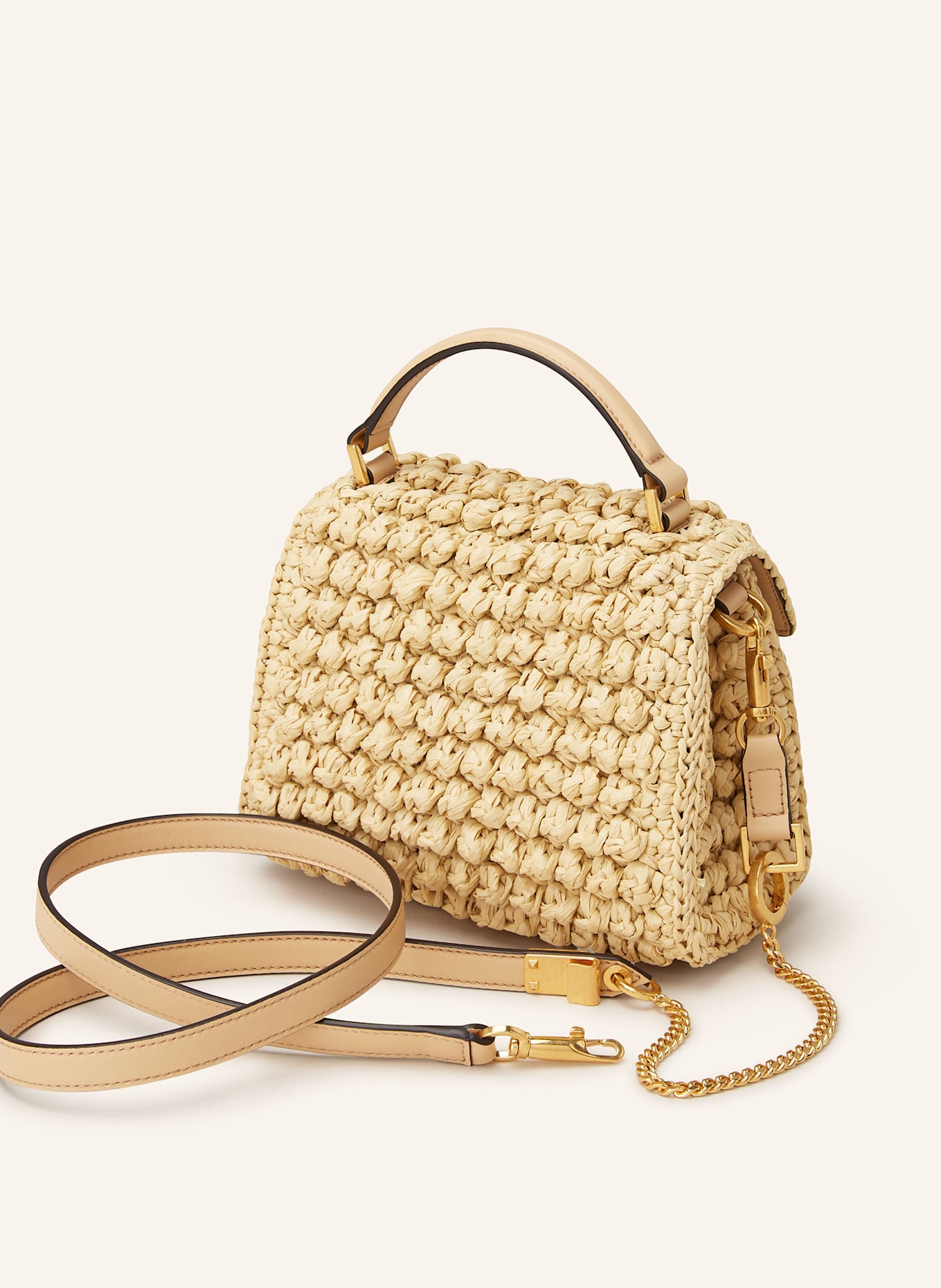 VALENTINO GARAVANI Torebka VISLING MINI, Kolor: ECRU (Obrazek 2)