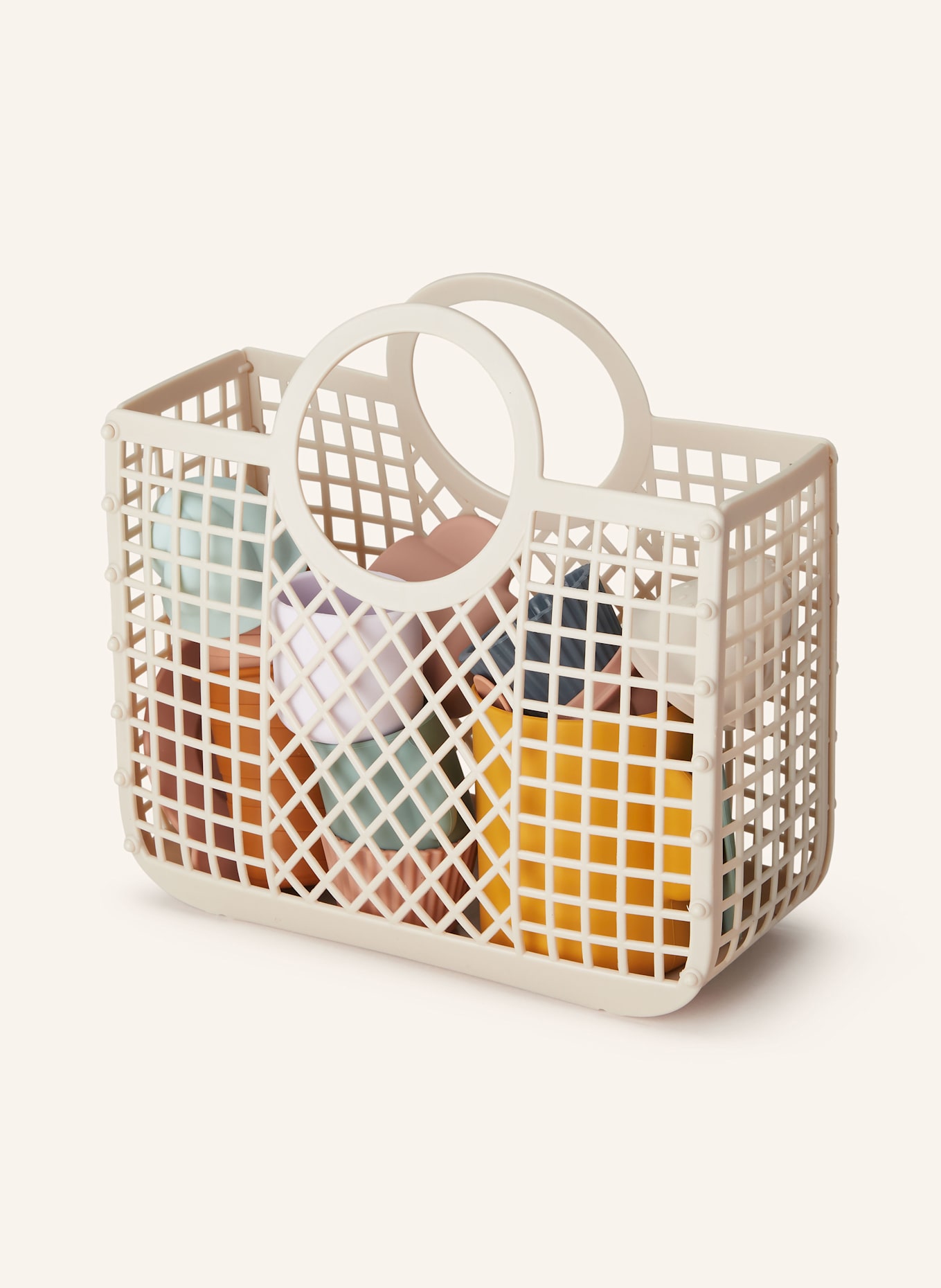 LIEWOOD Set : panier SAMANTHA et jouets de pique-nique ELNA: ROSE CLAIR