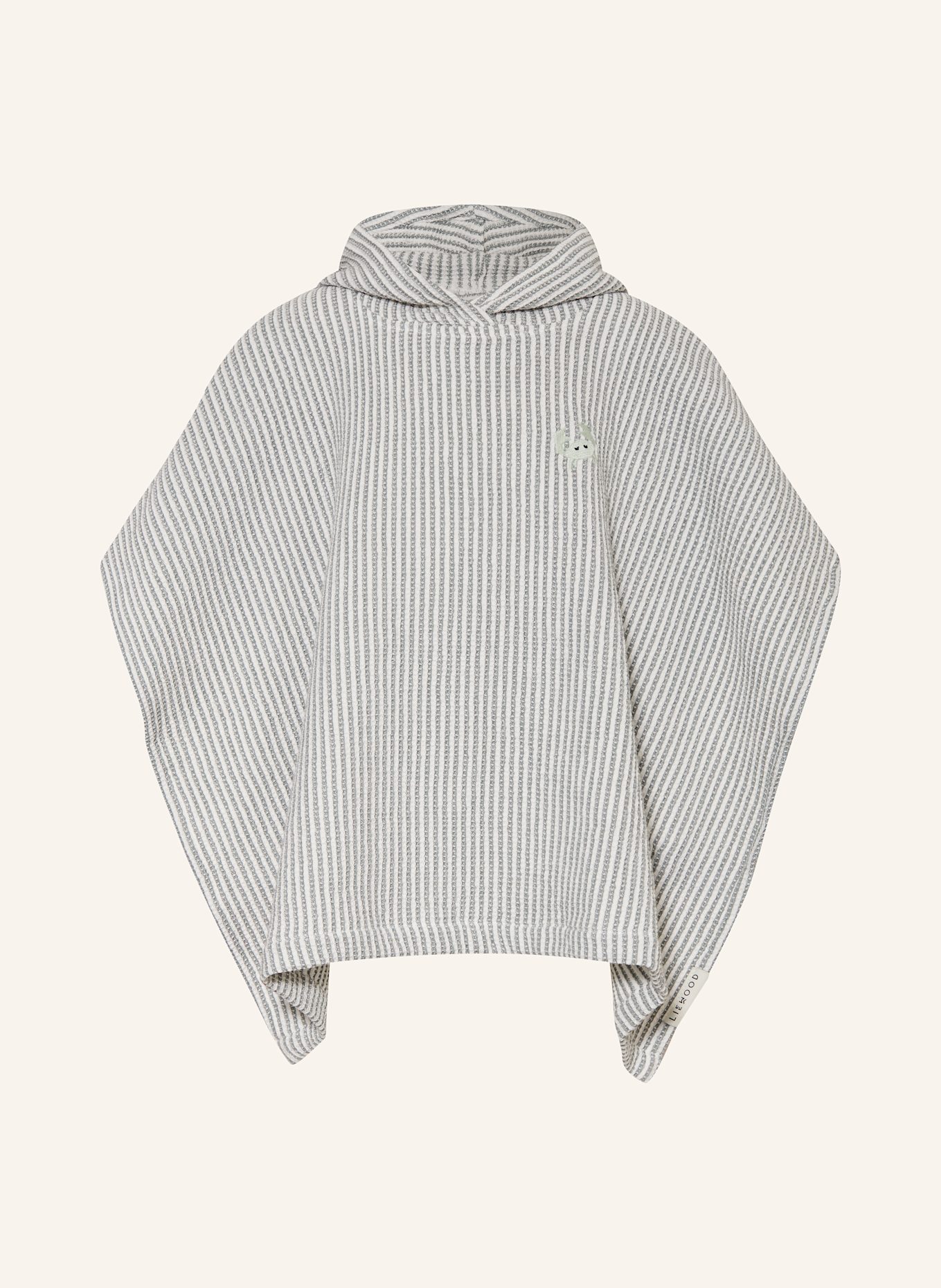 LIEWOOD Badecape PACO: WEISS / MINT