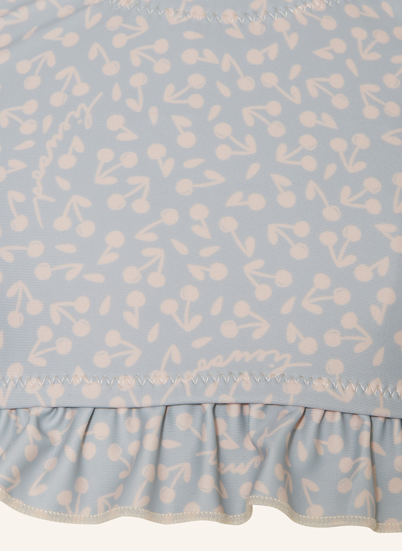 LIEWOOD Bustier-Bikini BELLAMY mit UV-Schutz 40+: CREME / BLAUGRAU