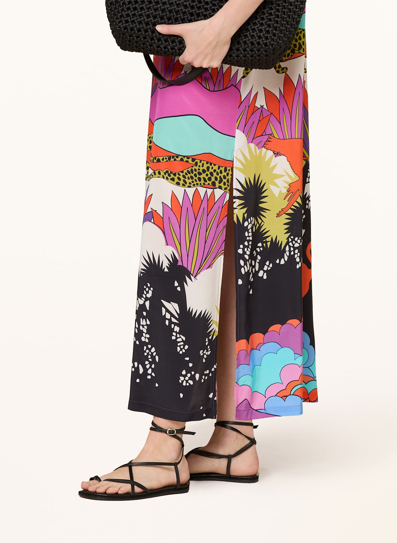 SPORTALM Šaty: TYRKYSOVÁ / FIALOVÁ / ORANŽOVÁ