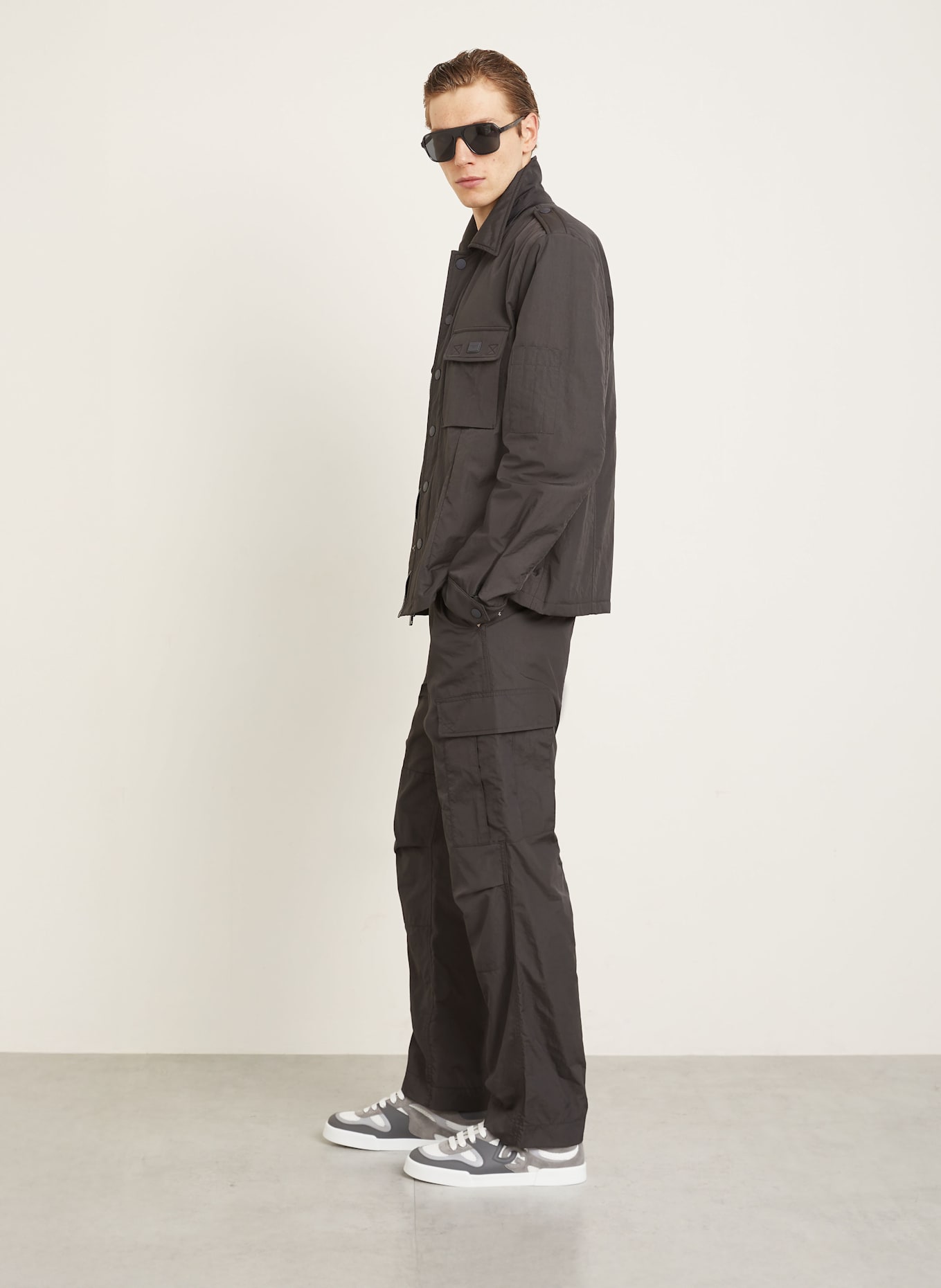 DOLCE & GABBANA Cargohose Regular Fit: DUNKELGRAU