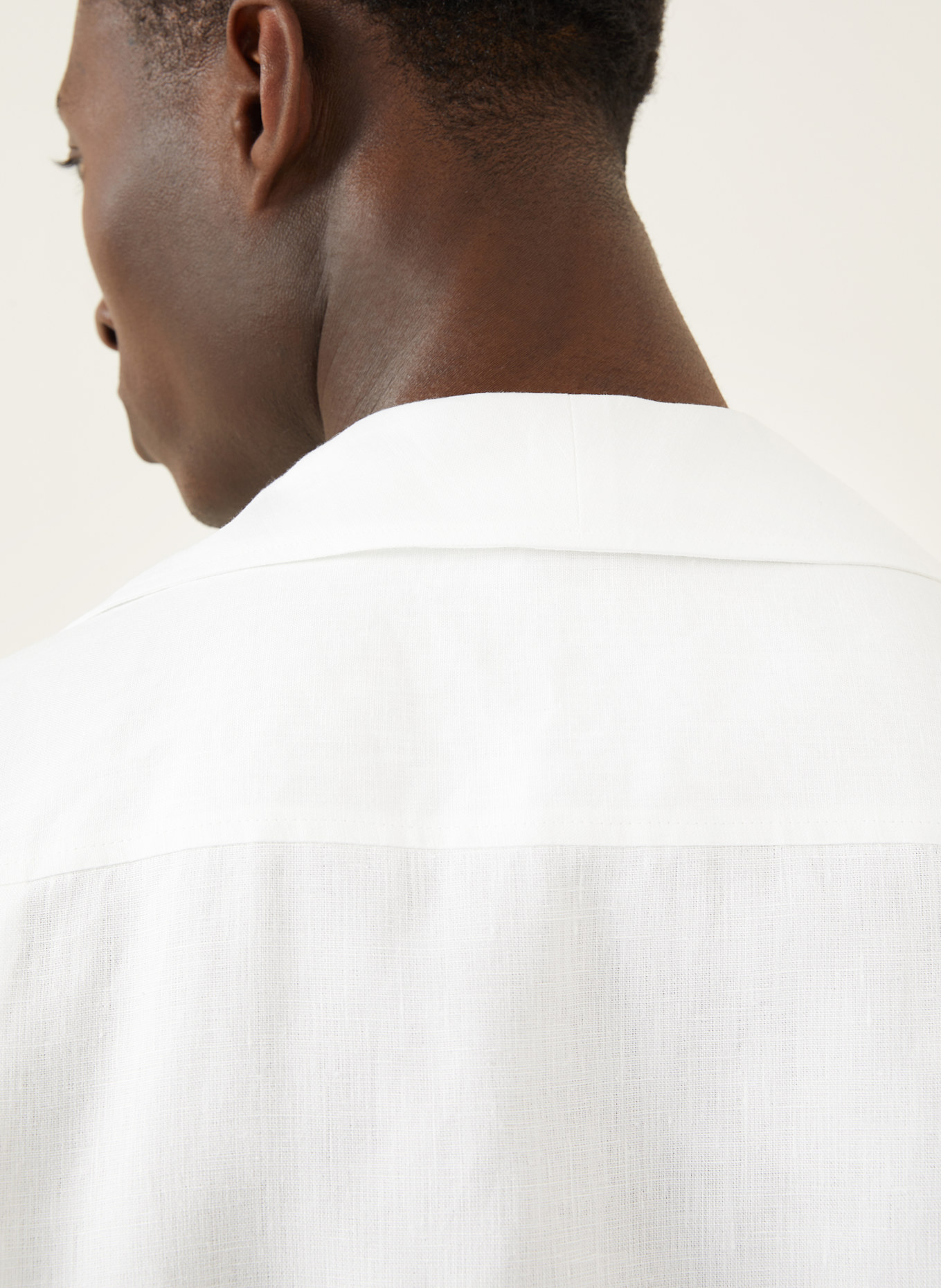 DOLCE & GABBANA Leinenhemd Comfort Fit: CREME