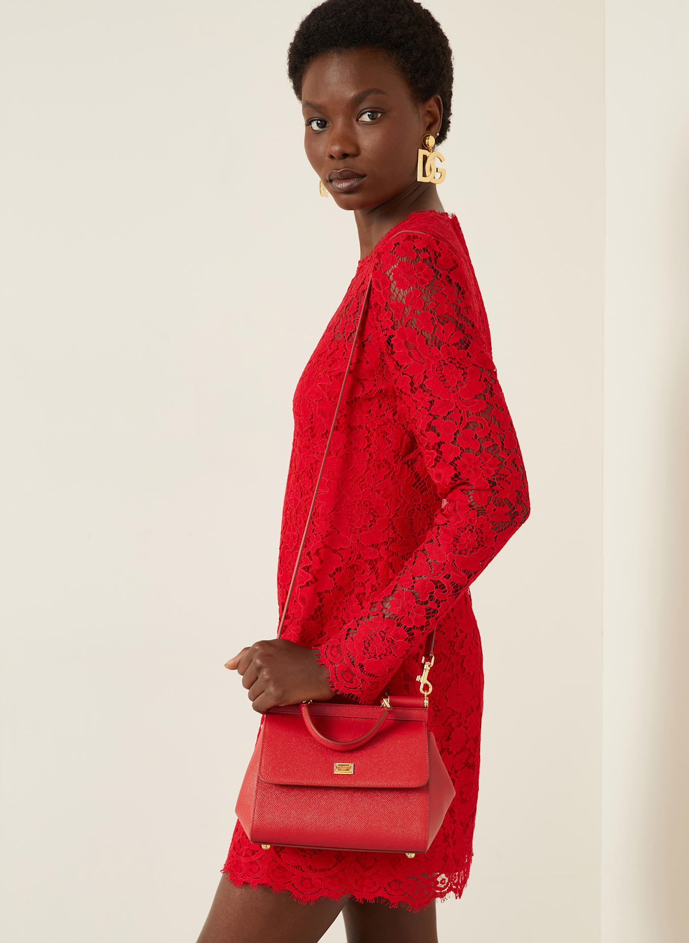 DOLCE & GABBANA Handtasche SICILY MEDIUM: ROT