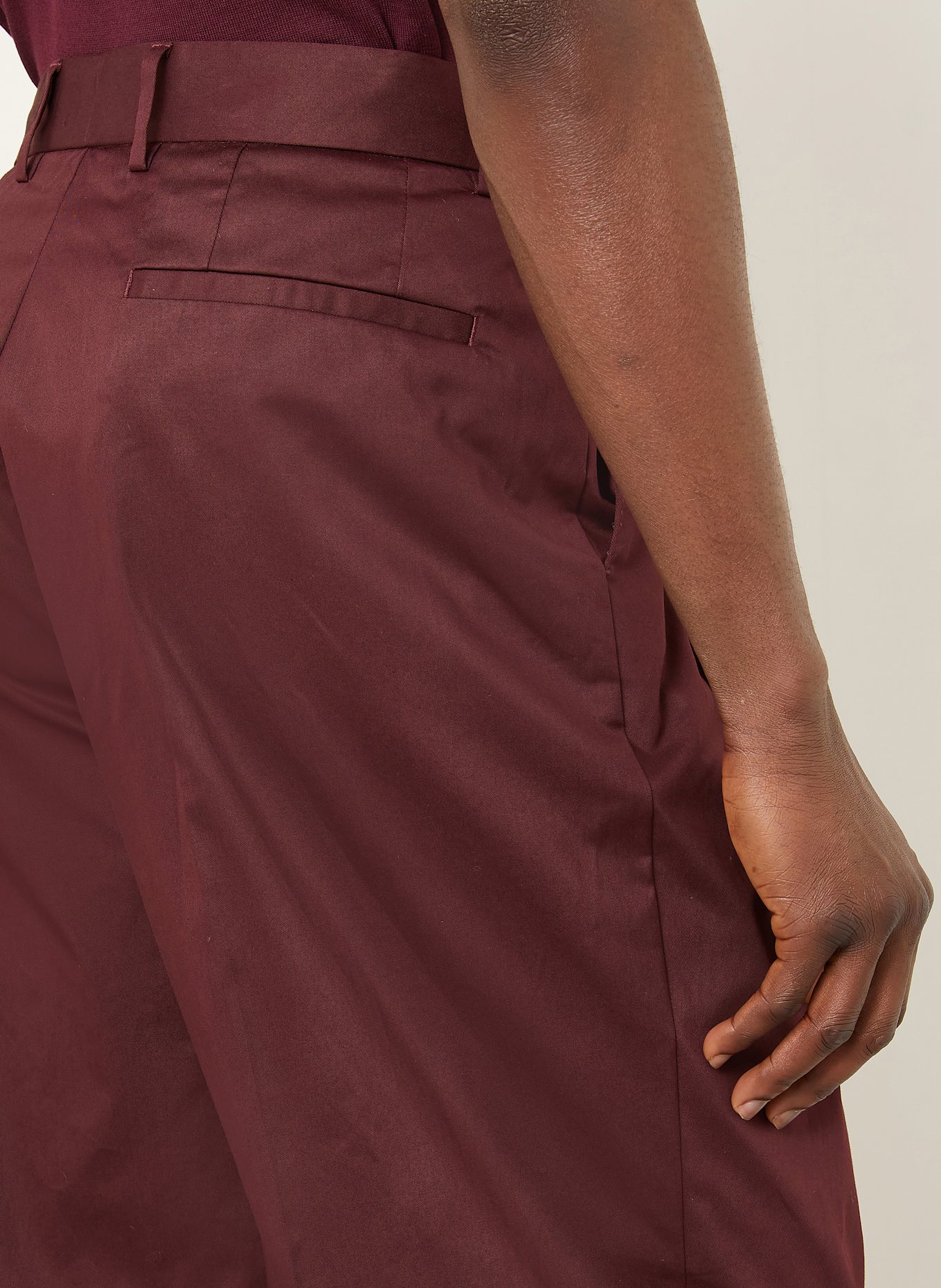 DOLCE & GABBANA Chino Slim Fit: DUNKELROT