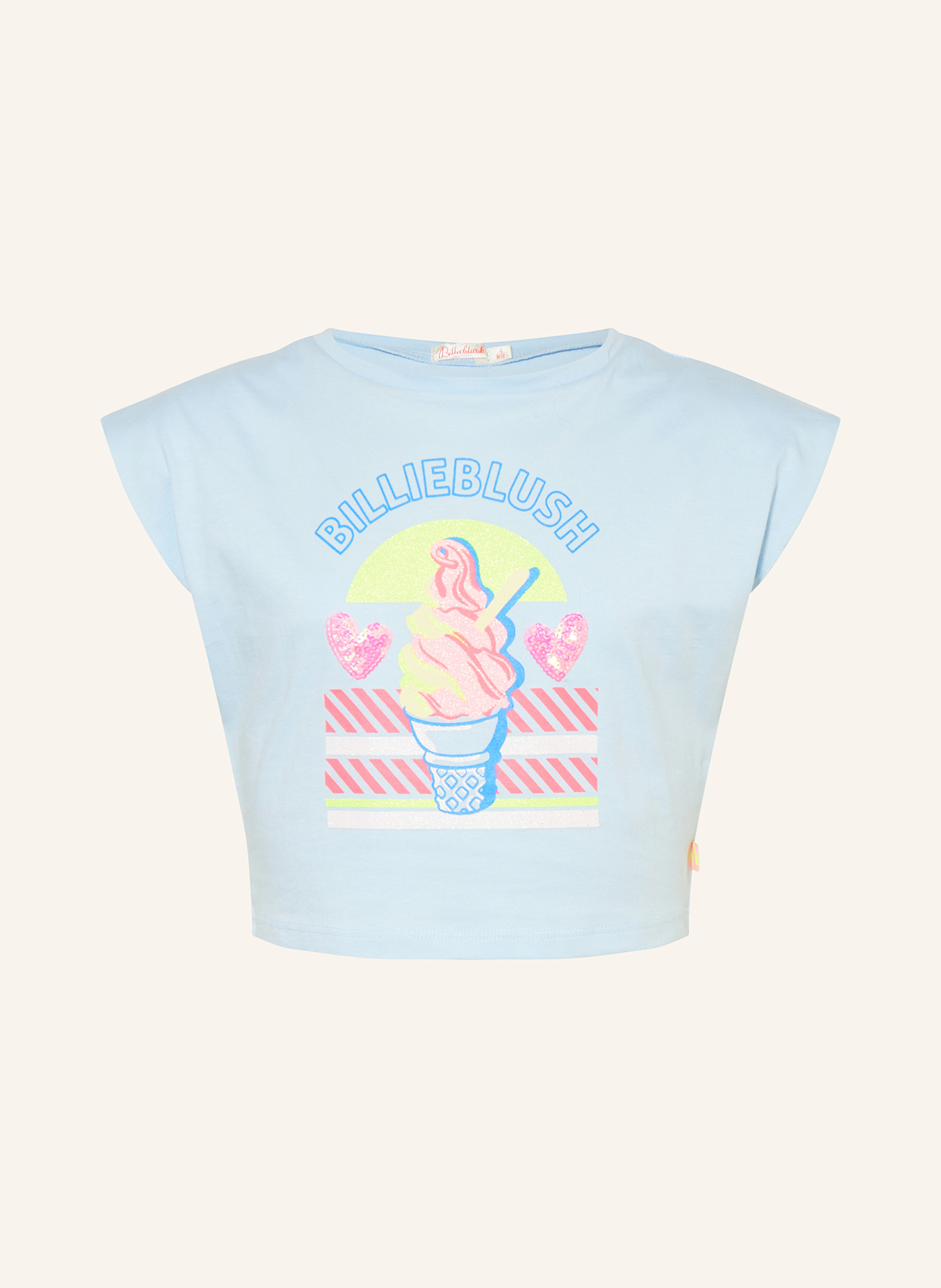 Billieblush T-Shirt: ROSA/ GELB/ TÜRKIS