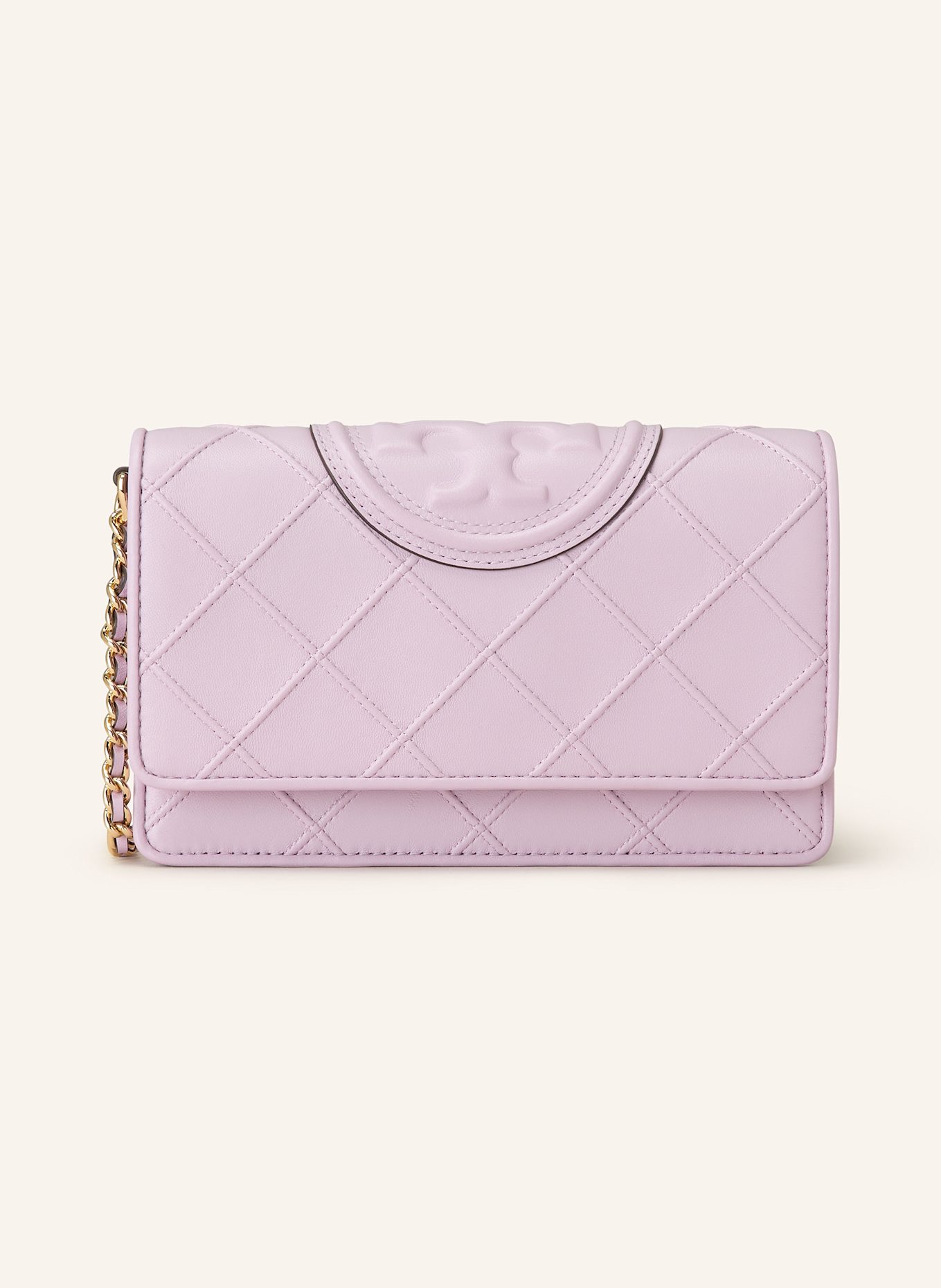 TORY BURCH Crossbody bag FLEMING in light purple