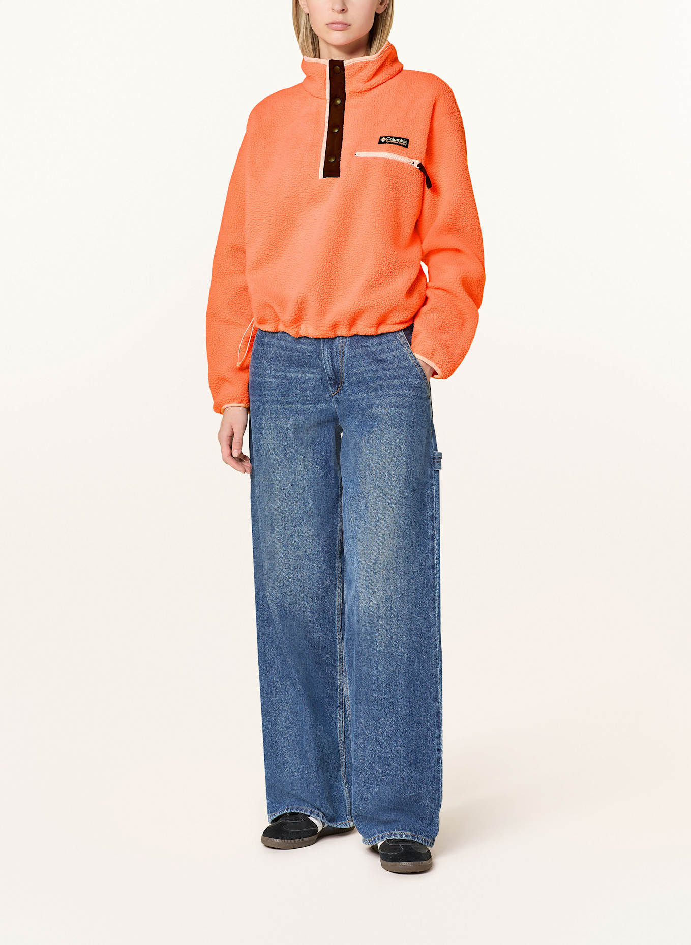 Columbia Fleece-Troyer HELVETIA™ II: HELLORANGE