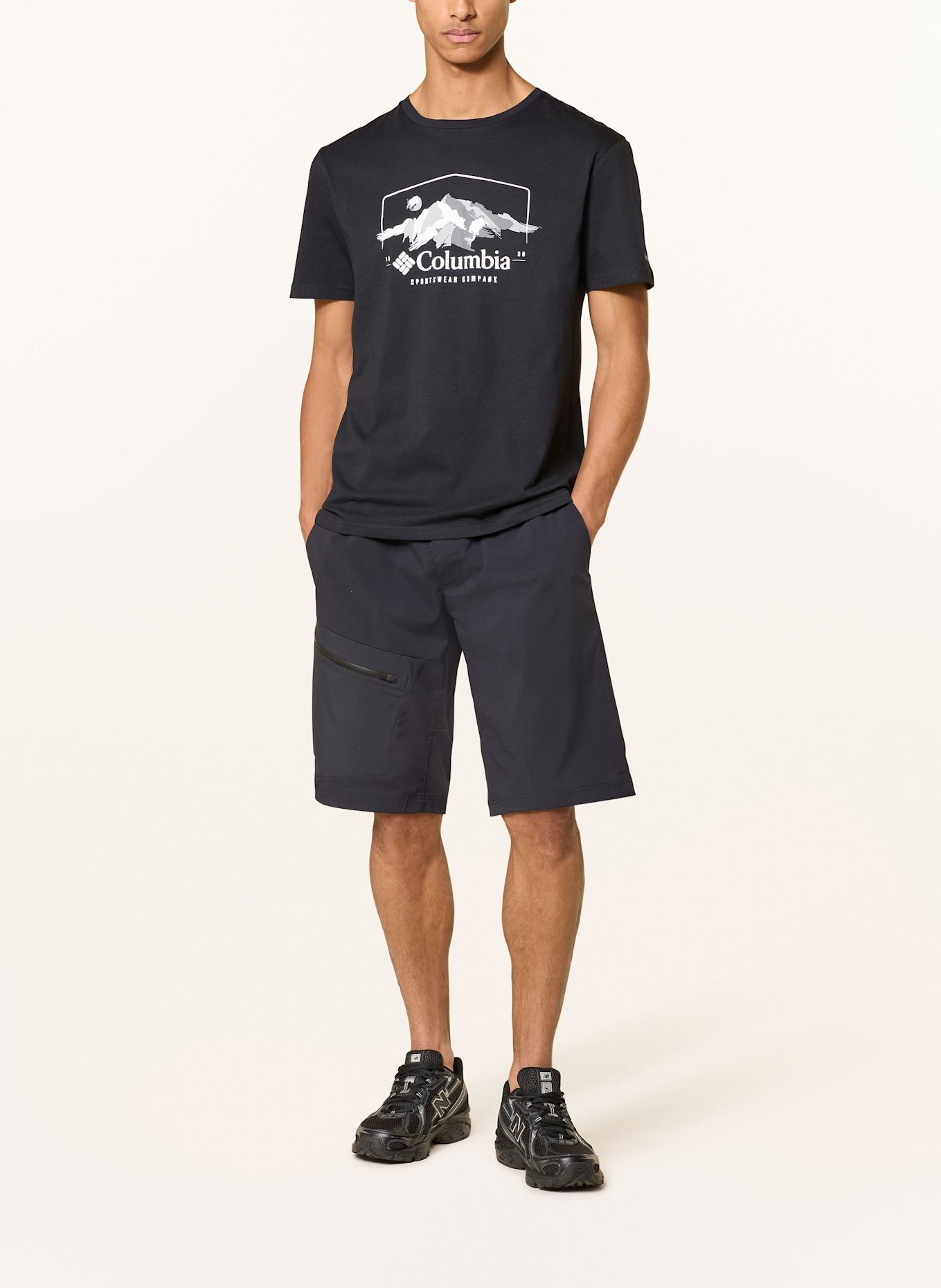 Columbia T-Shirt PATH LAKE™ II: SCHWARZ