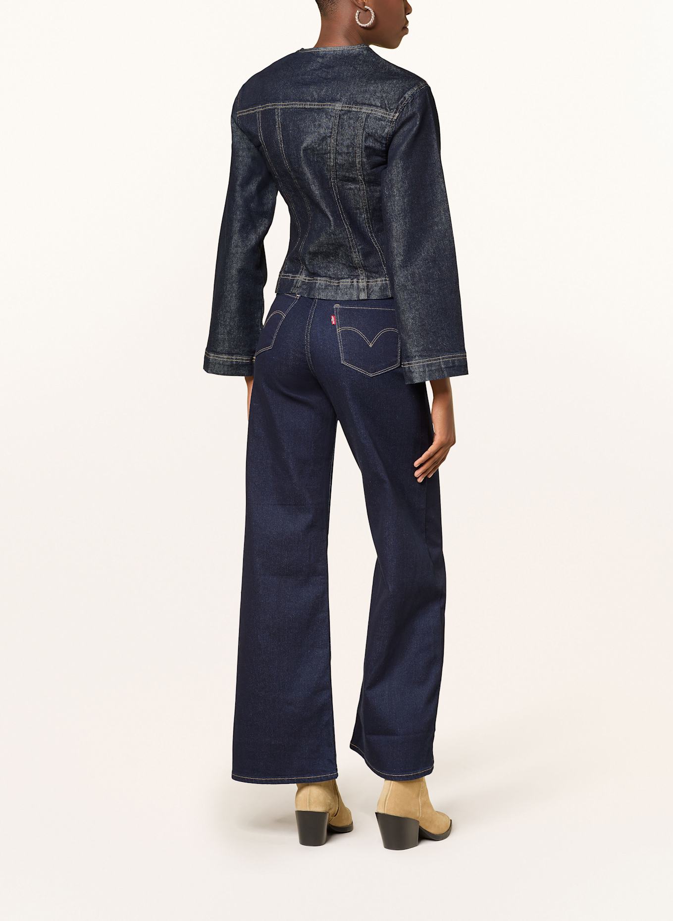 gina tricot Jeansjacke: DUNKELBLAU