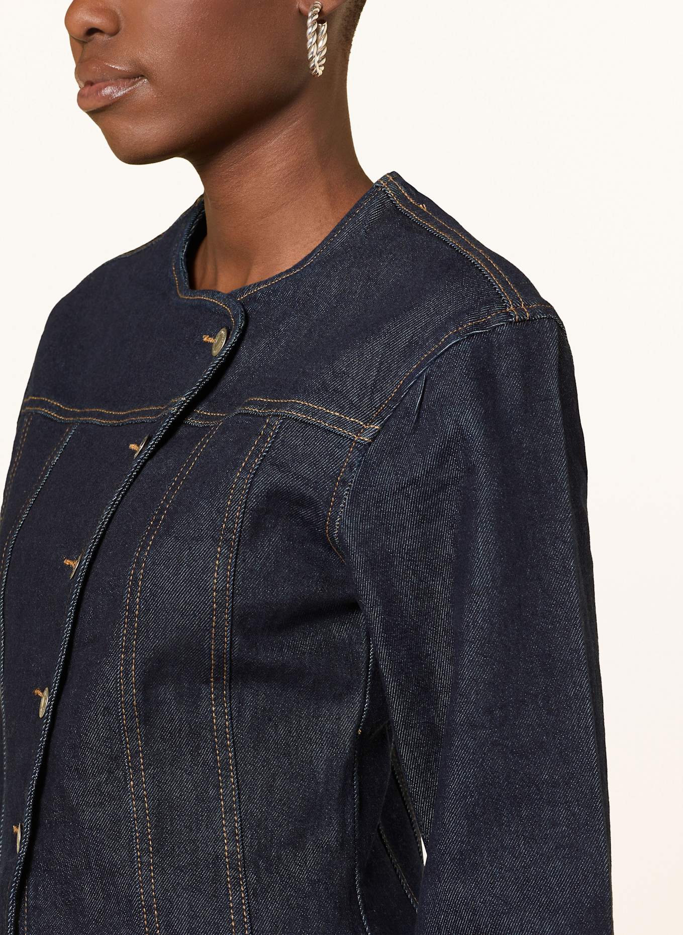 gina tricot Jeansjacke: DUNKELBLAU