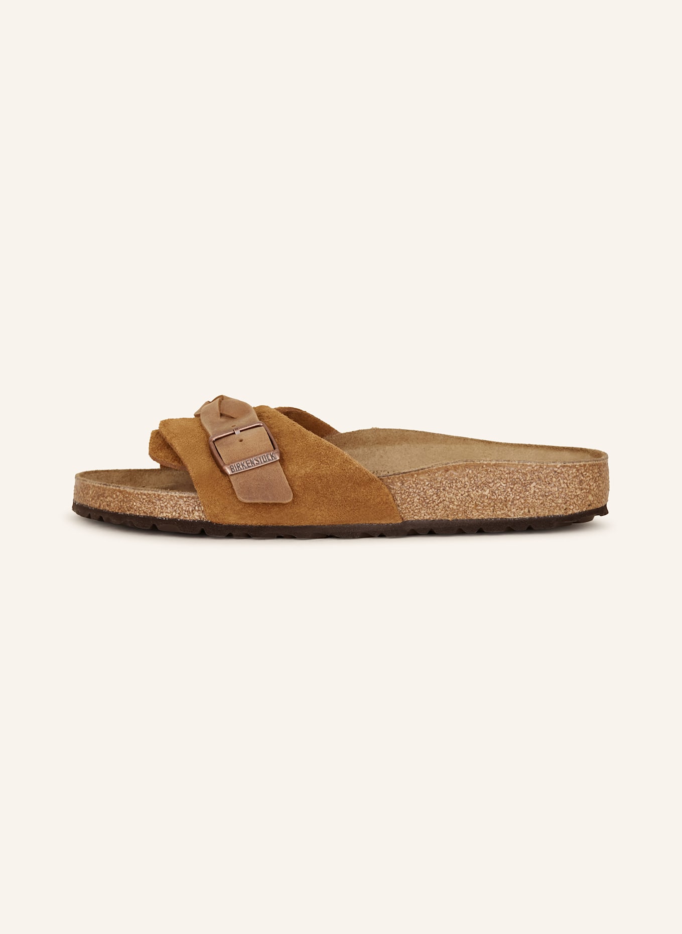 BIRKENSTOCK Pantoletten OITA BRAIDED: COGNAC