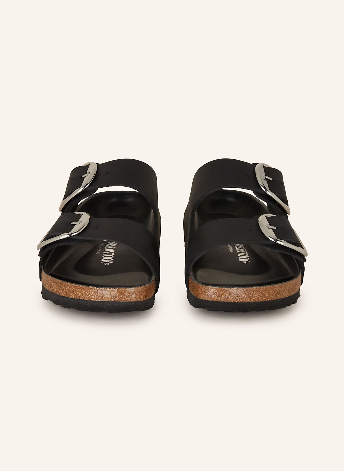 BIRKENSTOCK Pantoletten ARIZONA BIG BUCKLE LEOI, Farbe: SCHWARZ (Bild 3)
