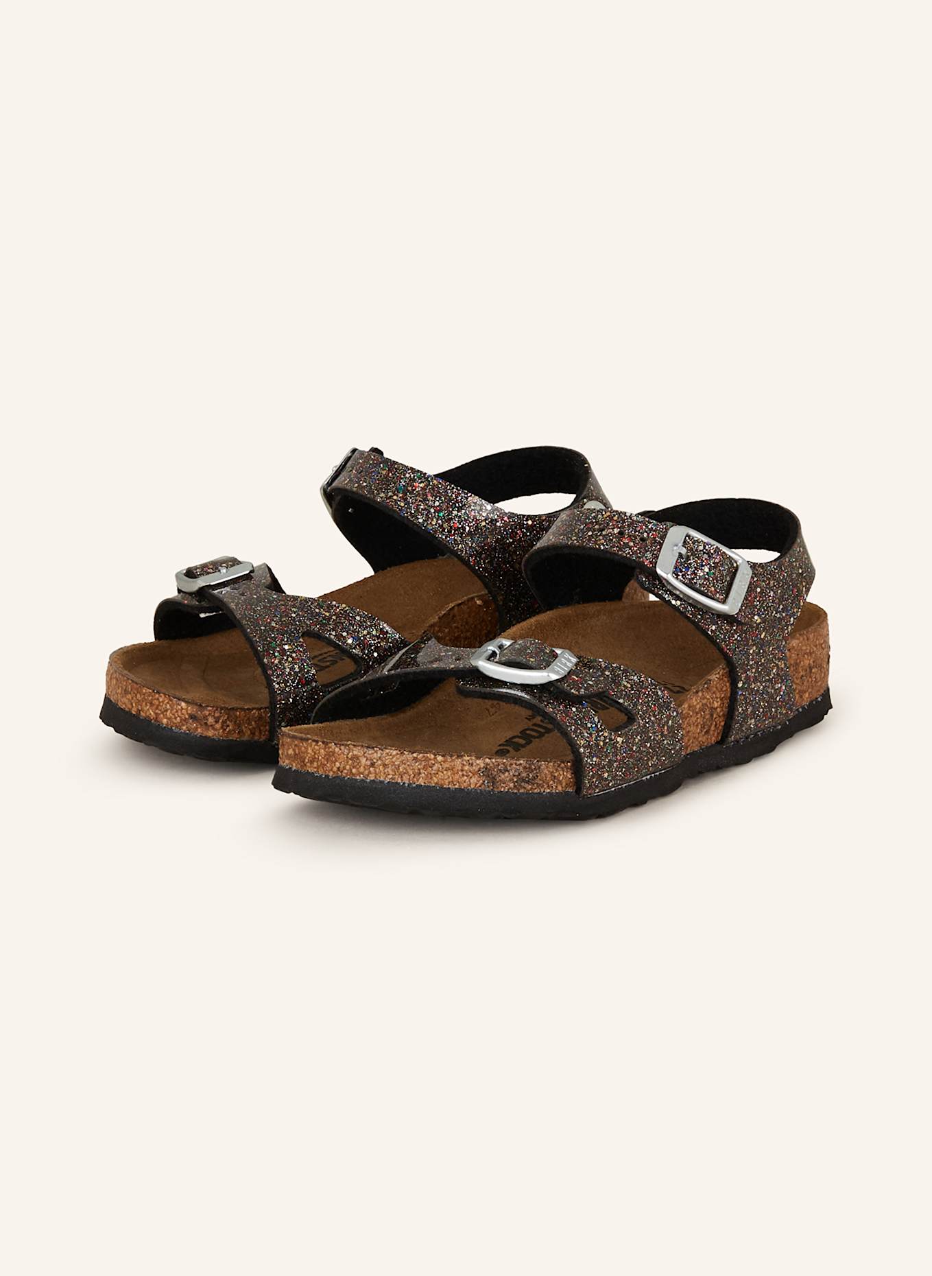 BIRKENSTOCK Sandalen RIO: SCHWARZ