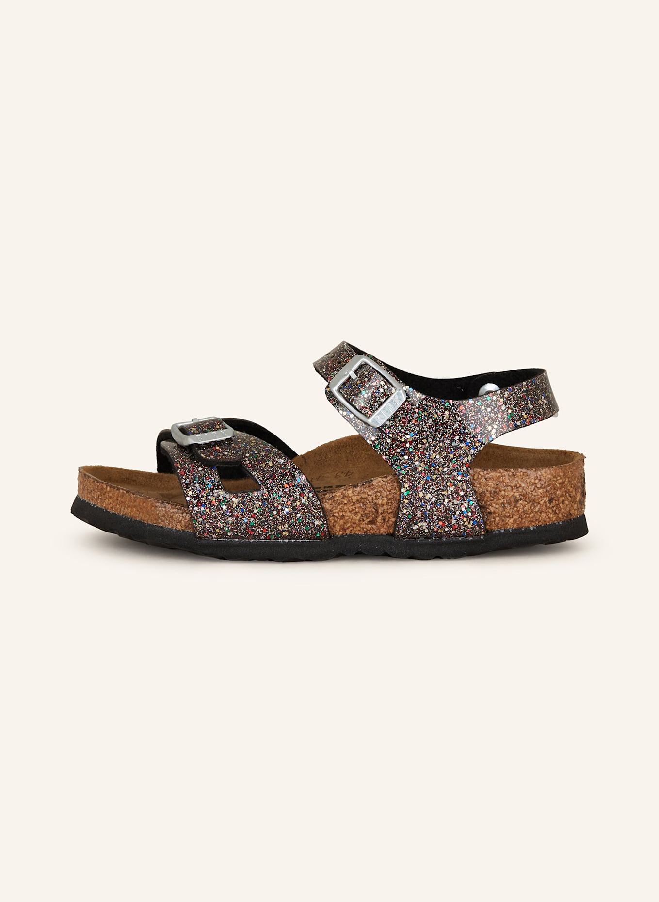 BIRKENSTOCK Sandalen RIO: SCHWARZ