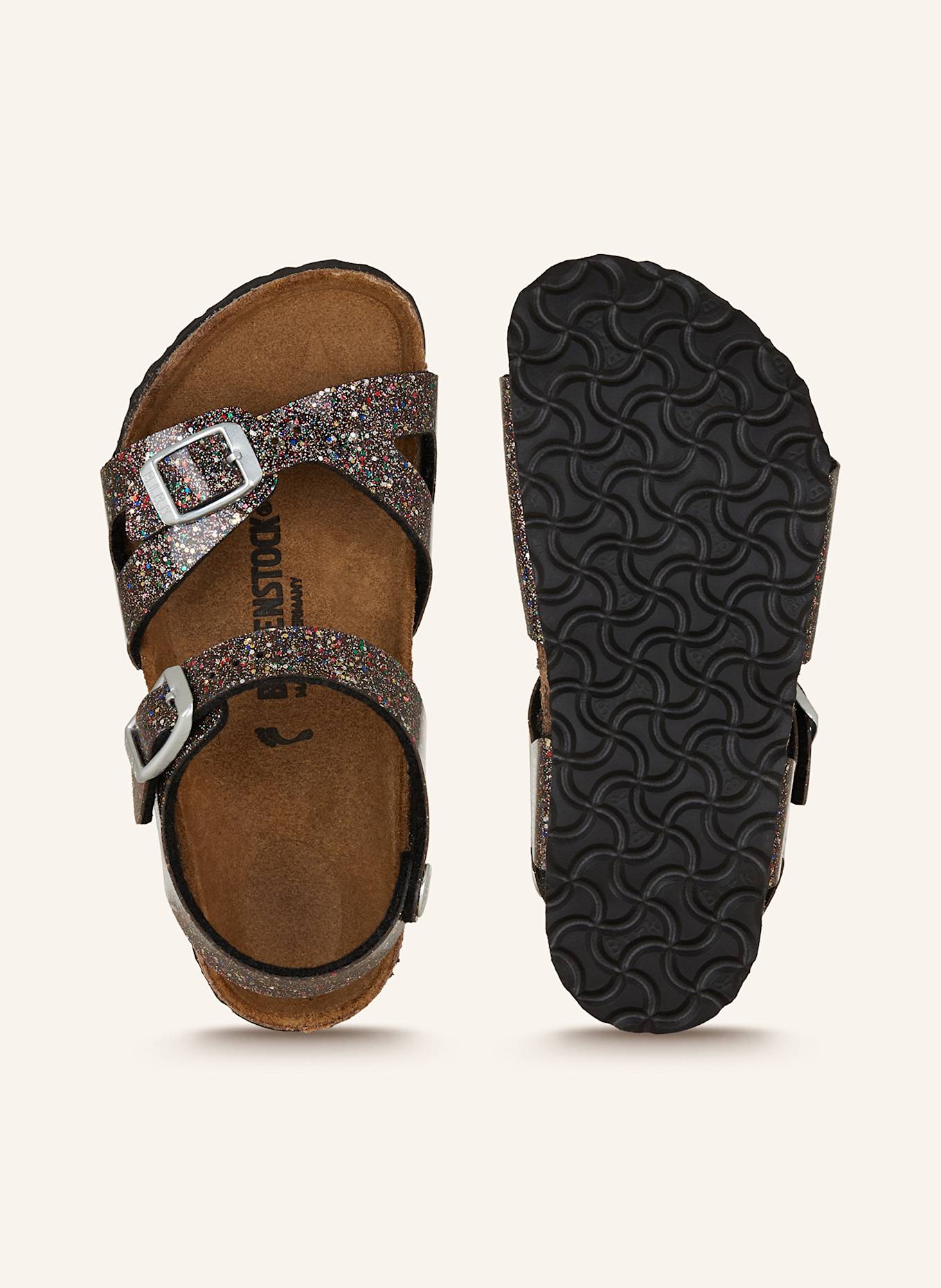BIRKENSTOCK Sandalen RIO: SCHWARZ