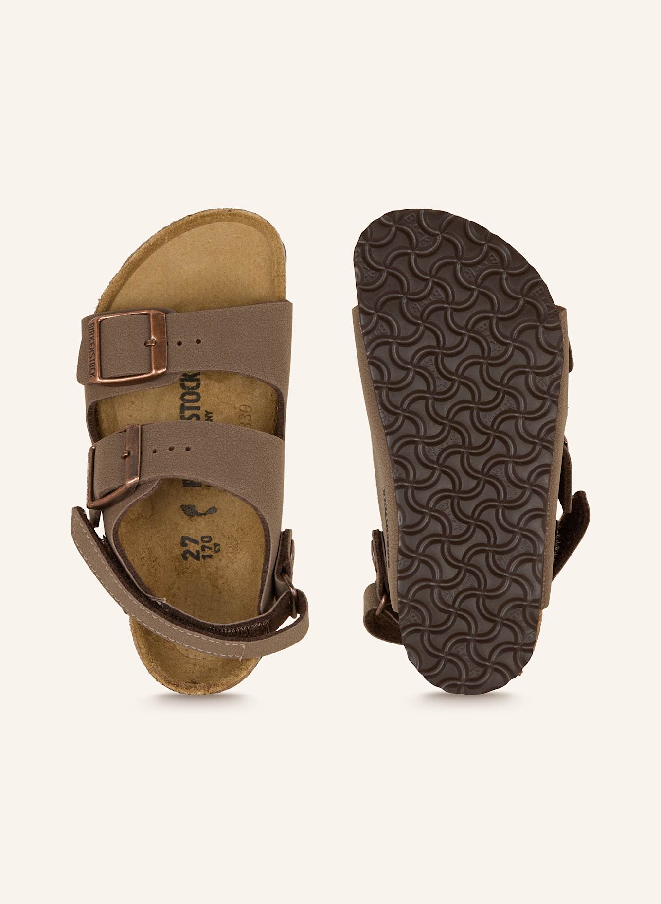BIRKENSTOCK Pantoletten MILANO: BRAUN