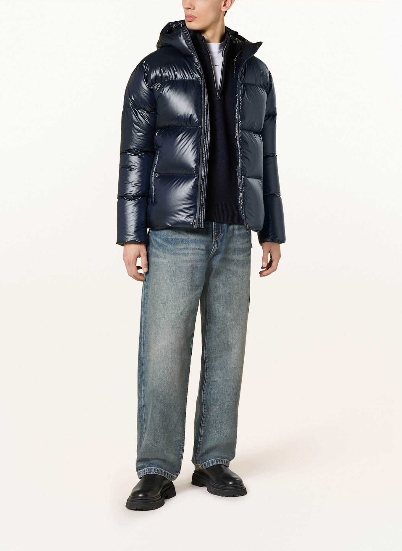 BELSTAFF Daunenjacke RESOLVE: DUNKELBLAU