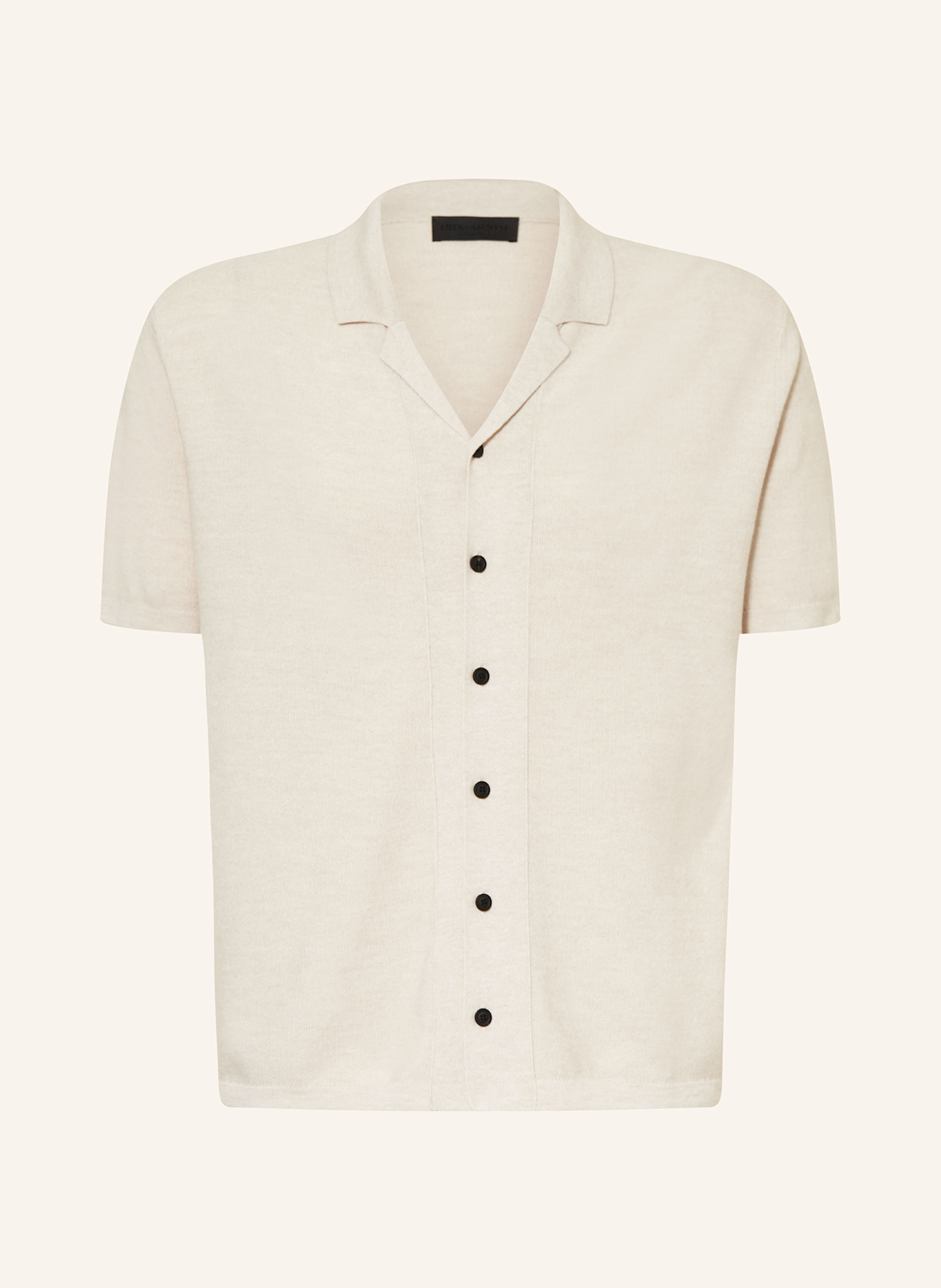 IRIS von ARNIM Strickhemd TORELLO Comfort Fit: BEIGE