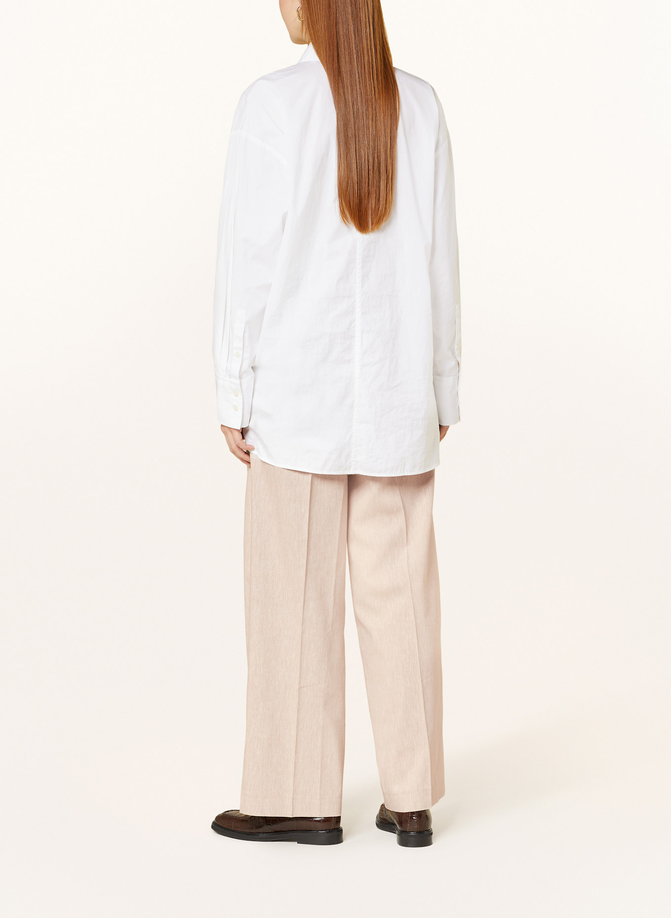BETTY&CO Wide leg trousers: BEIGE