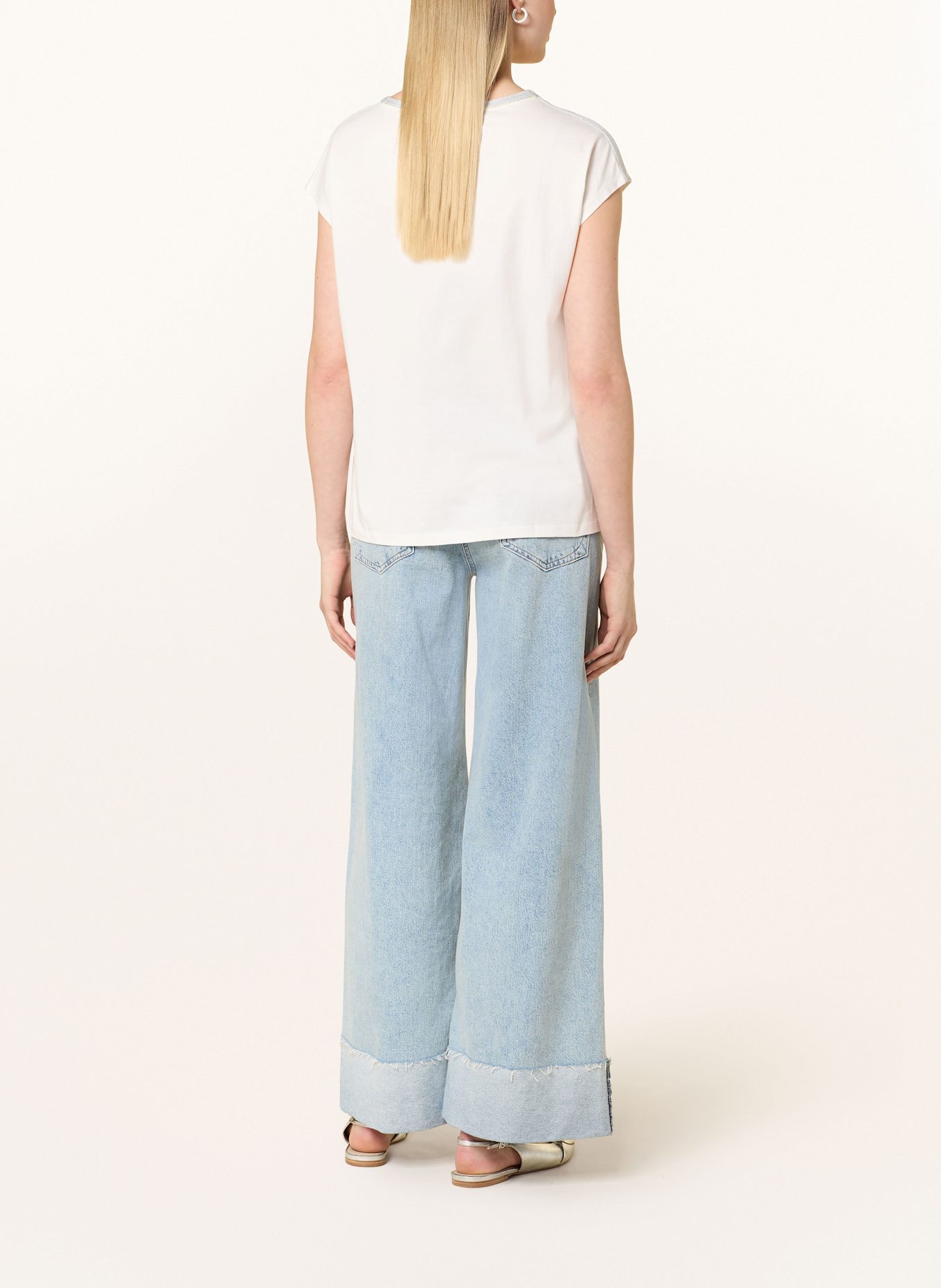 CARTOON Tričko s ozdobnými kamínky: BÍLÁ