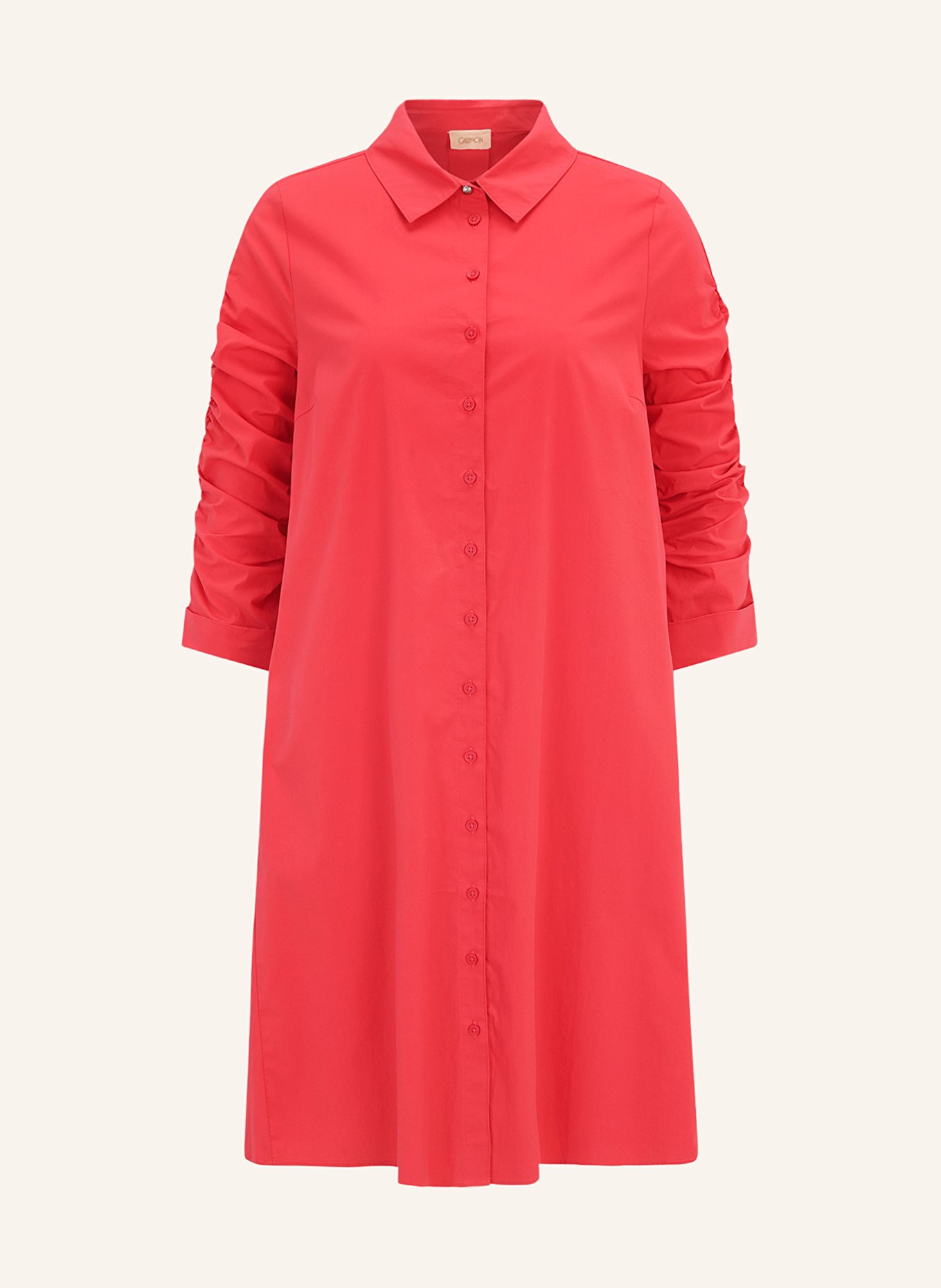 CARTOON Hemdblusenkleid mit 3/4-Arm: ROT