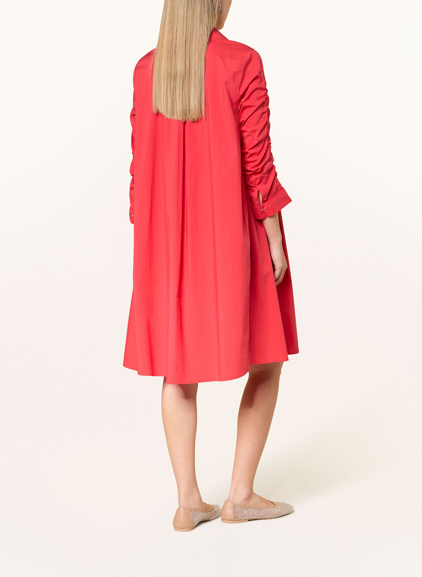 CARTOON Hemdblusenkleid mit 3/4-Arm: ROT