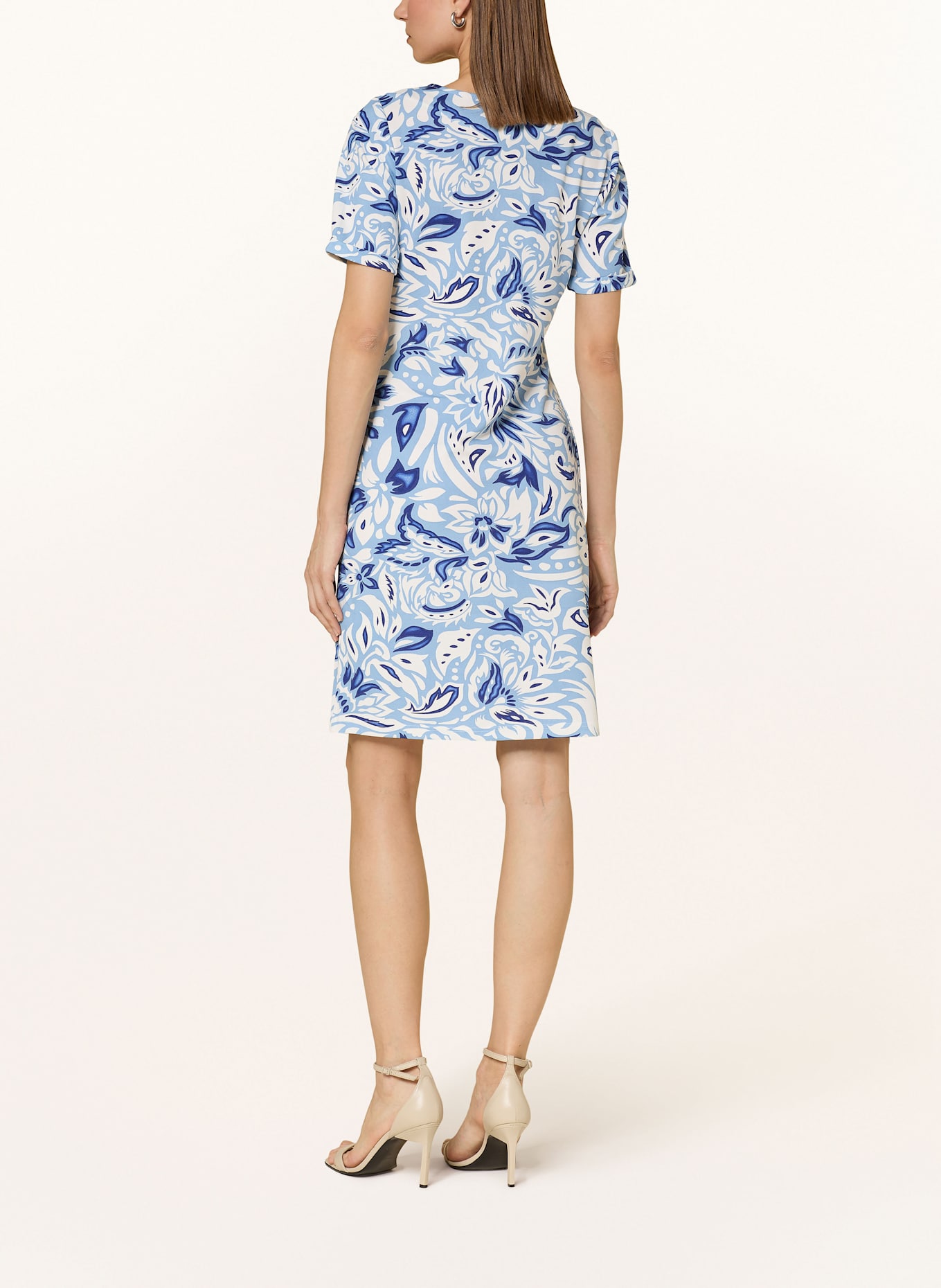 CARTOON Jerseykleid: HELLBLAU / DUNKELBLAU / WEISS