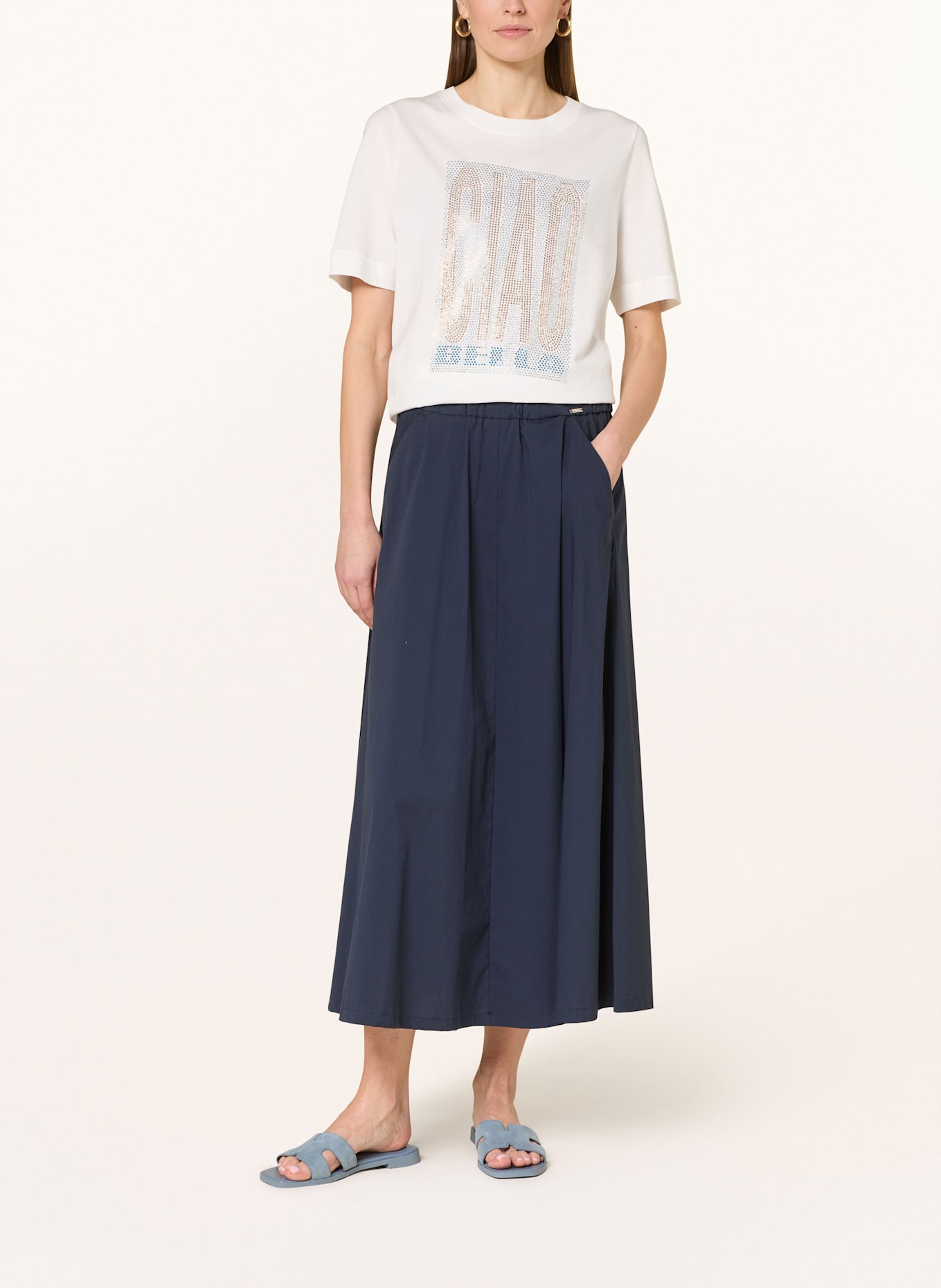 CARTOON Tričko s ozdobnými kamínky: BÍLÁ