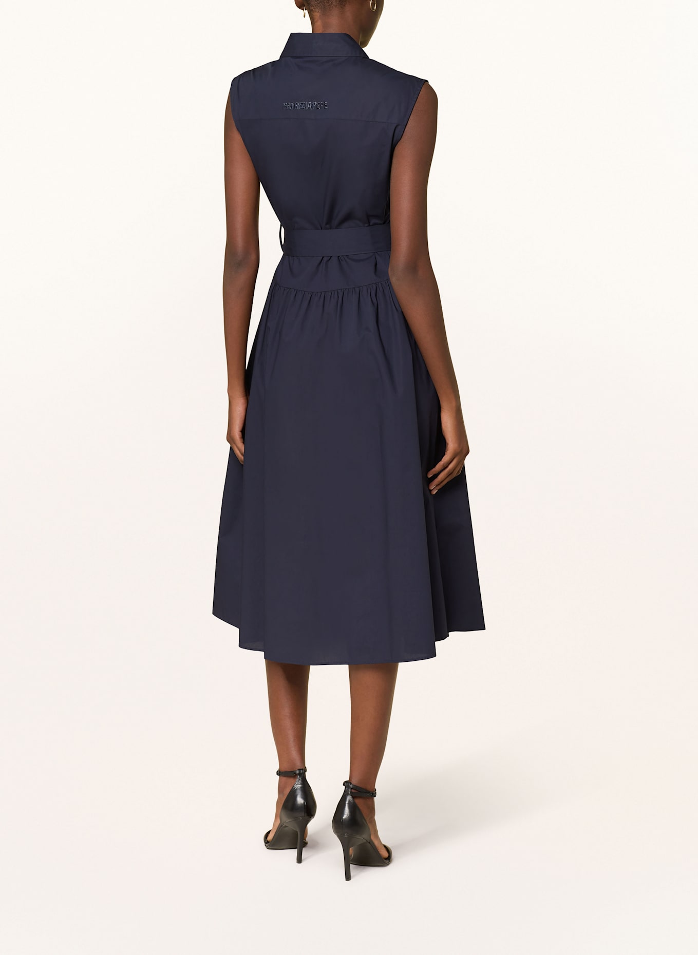 PATRIZIA PEPE Sukienka koszulowa: GRANATOWY