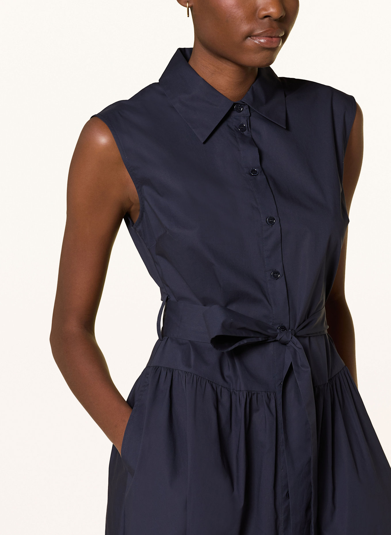 PATRIZIA PEPE Sukienka koszulowa: GRANATOWY