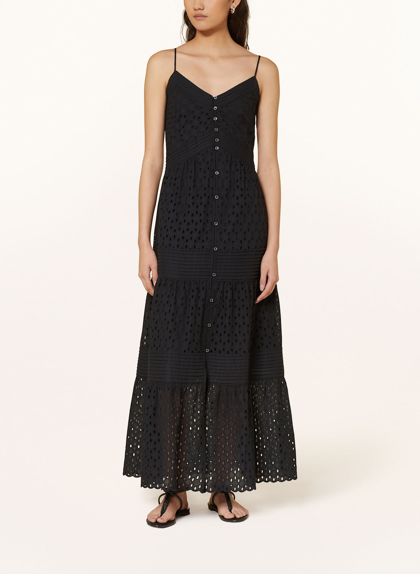 PATRIZIA PEPE Pletené šaty: ČERNÁ