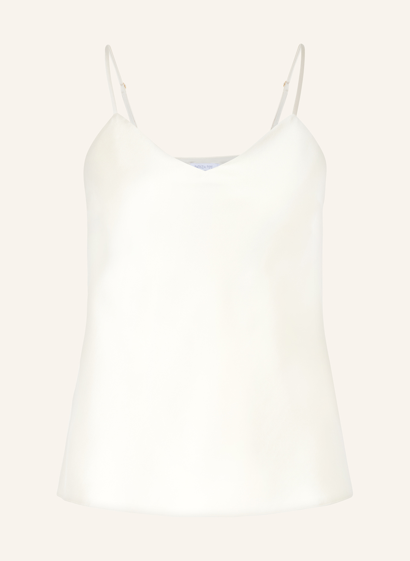 PATRIZIA PEPE Satintop: ECRU