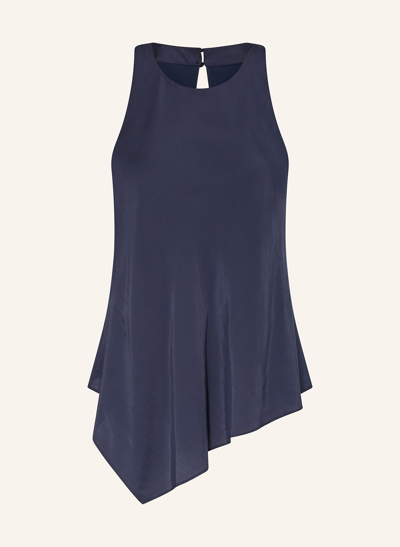 PATRIZIA PEPE Top satynowy: GRANATOWY