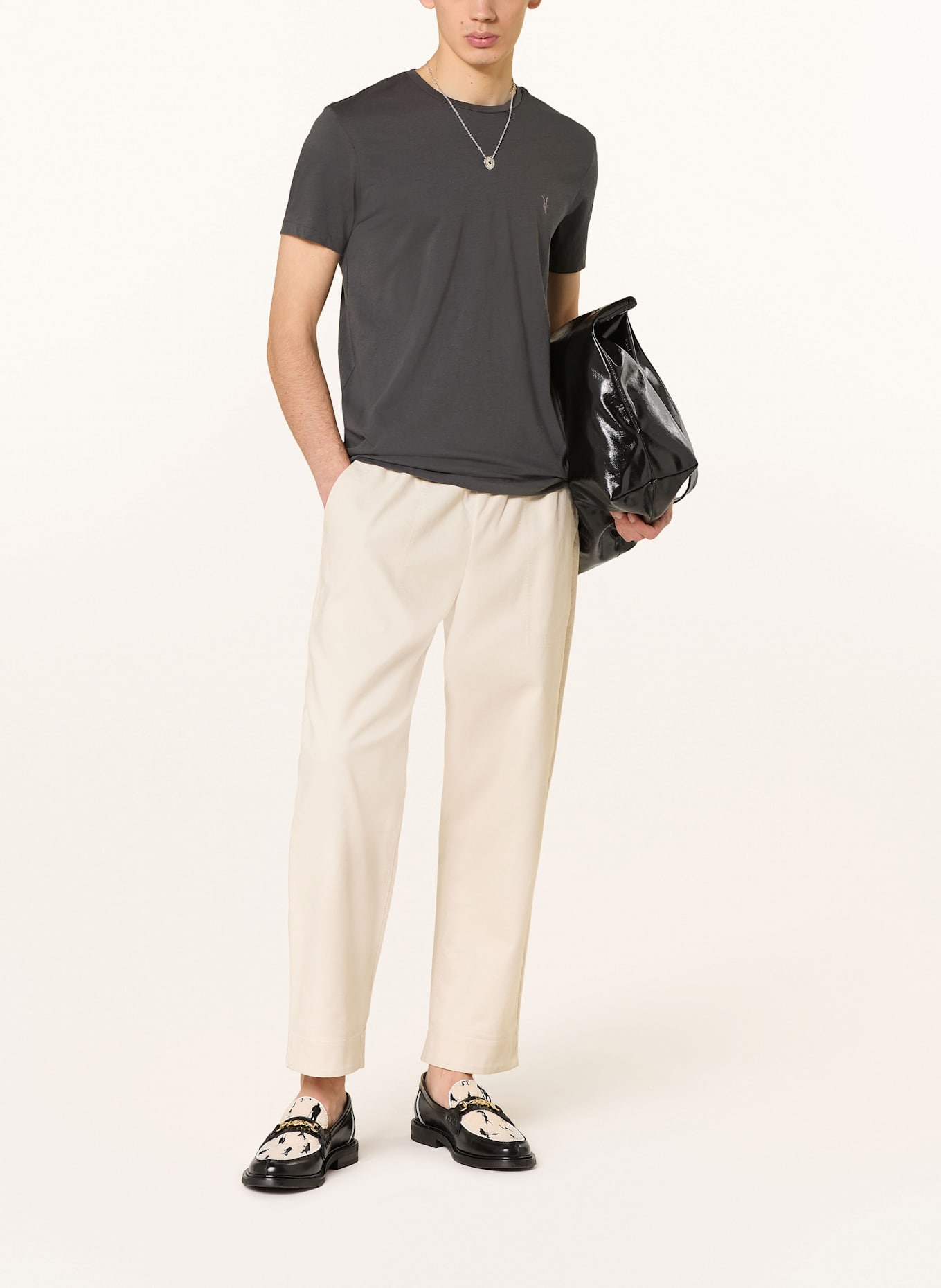 ALLSAINTS T-shirt TONIC: CZIEMNOSZARY