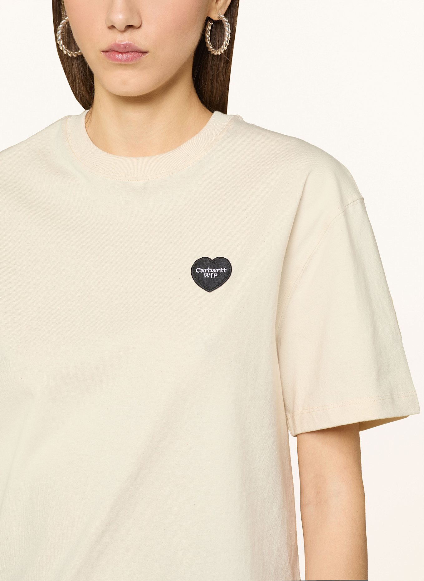 carhartt WIP T-shirt W' S/S INGO: CREAM