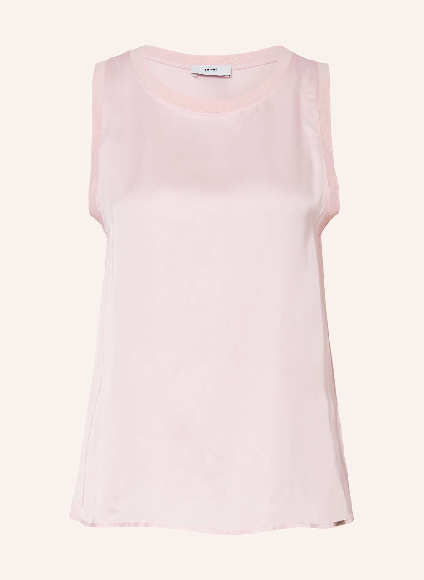CINQUE Top CIVAN im Materialmix: ROSA