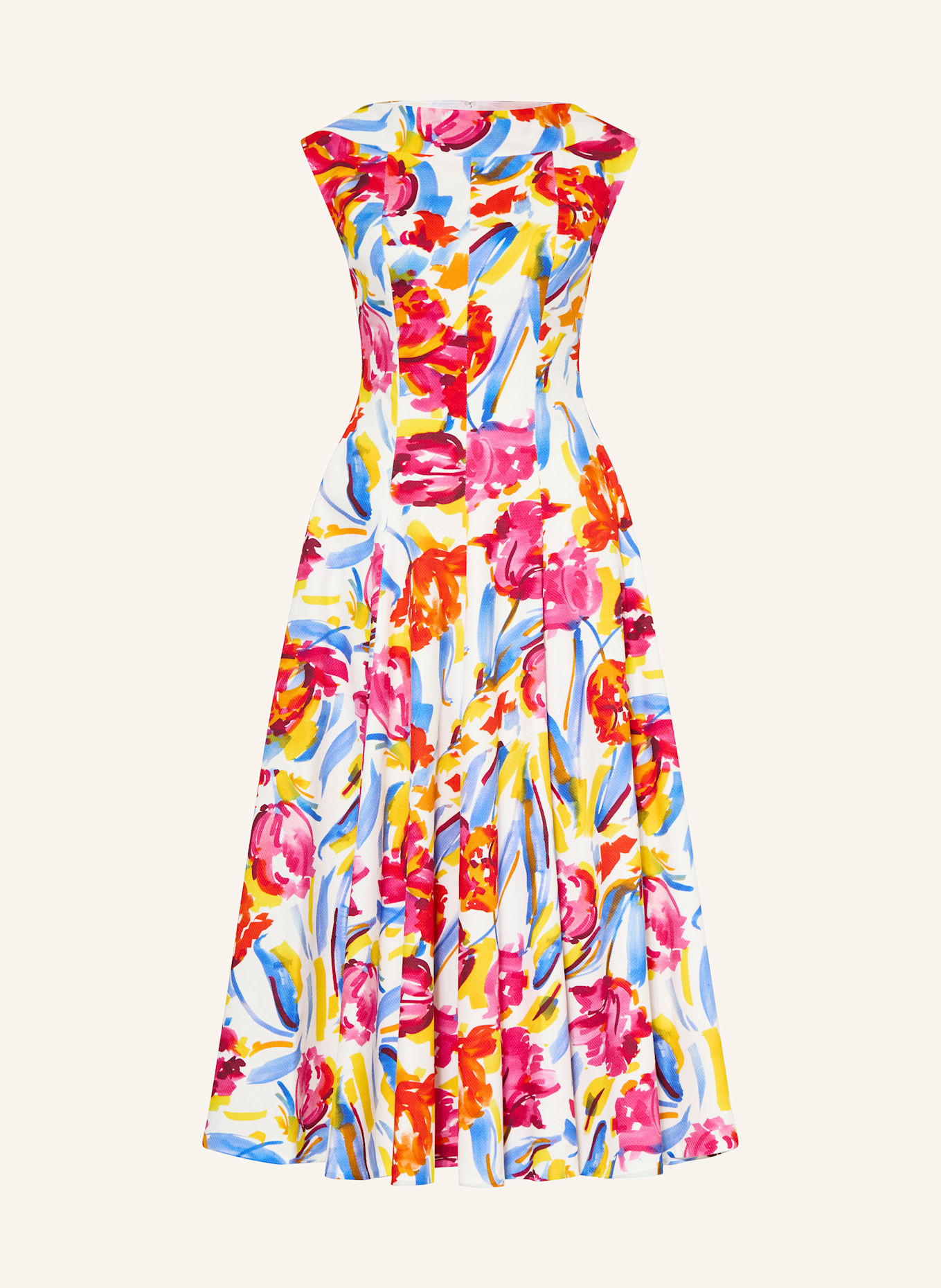 TALBOT RUNHOF Cocktailkleid: PINK / BLAU / GELB