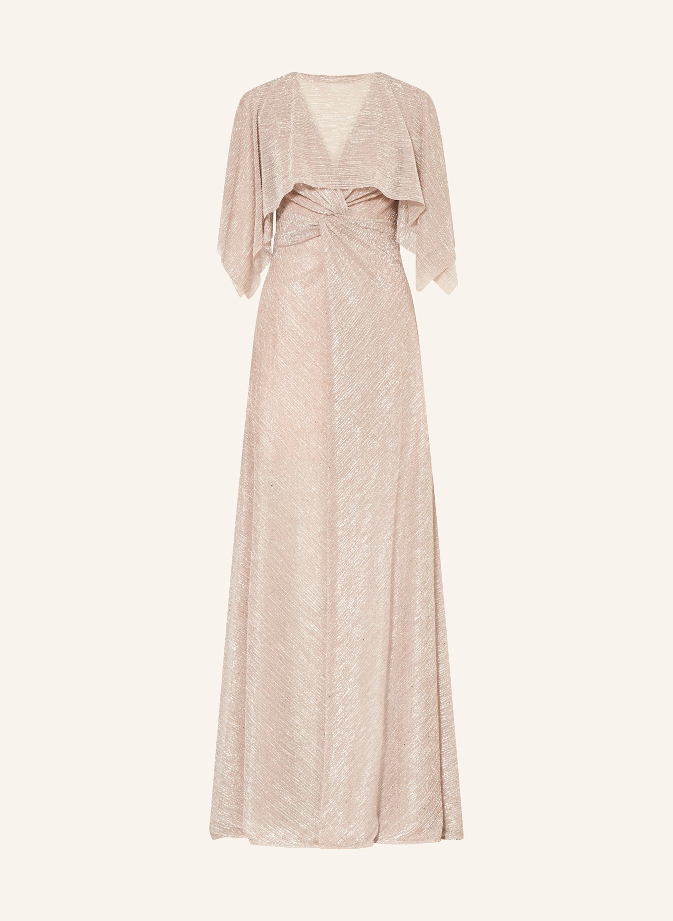 TALBOT RUNHOF Abendkleid mit Glitzergarn: ROSÉ/ ROSÉGOLD/ SILBER