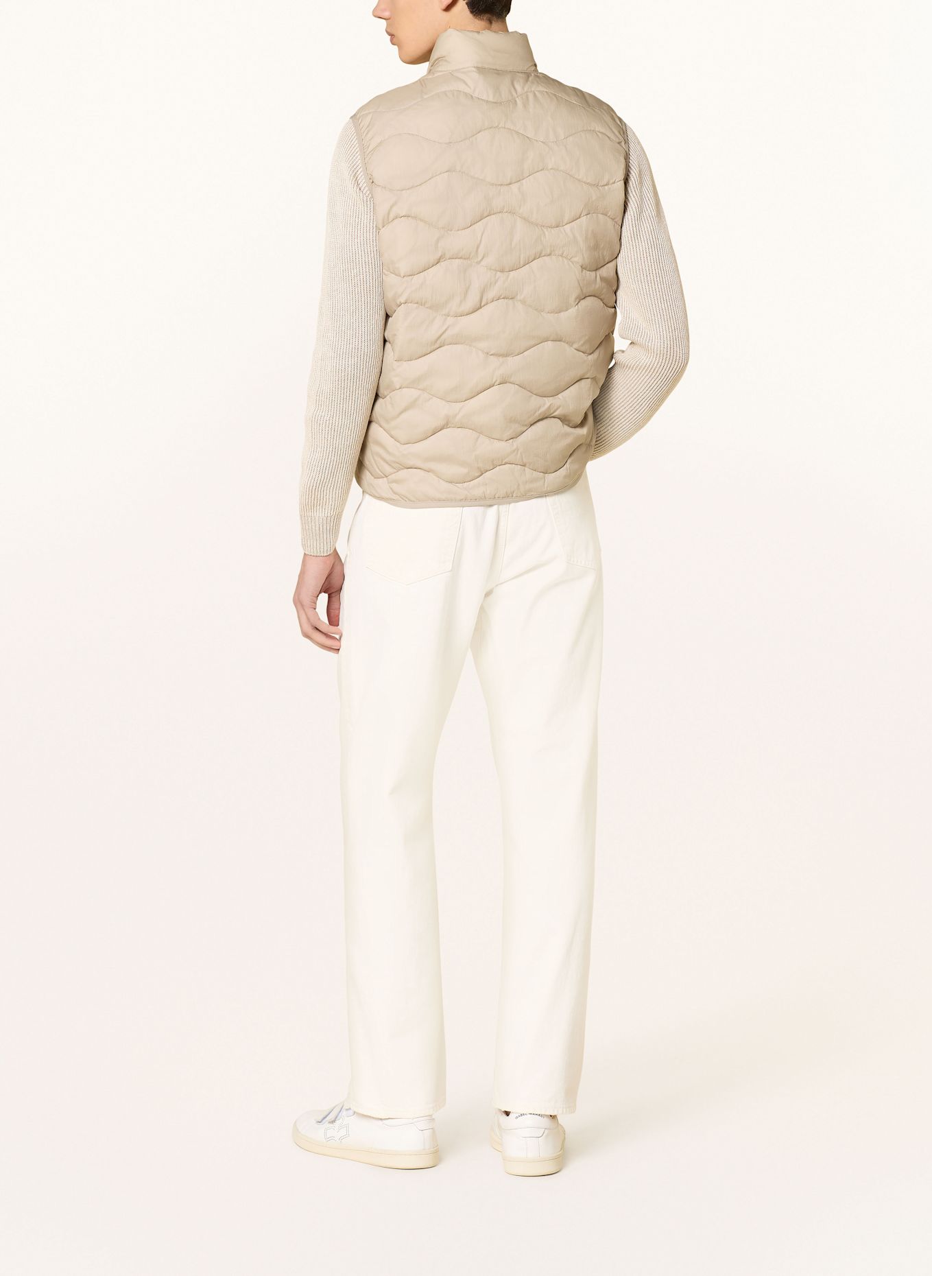 Blauer Steppweste VINCENT: BEIGE