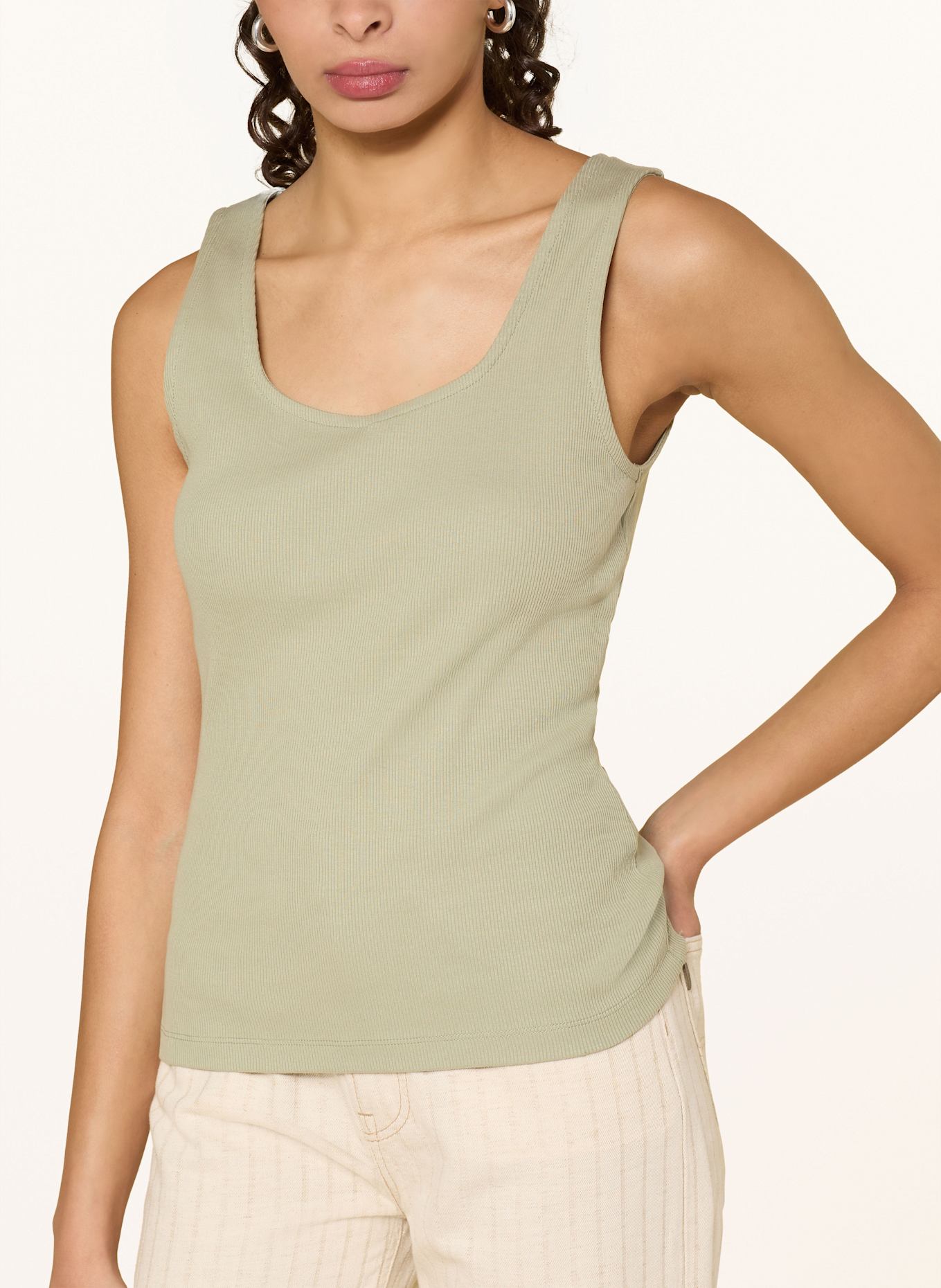 ICHI Top IHORETA: LIGHT GREEN