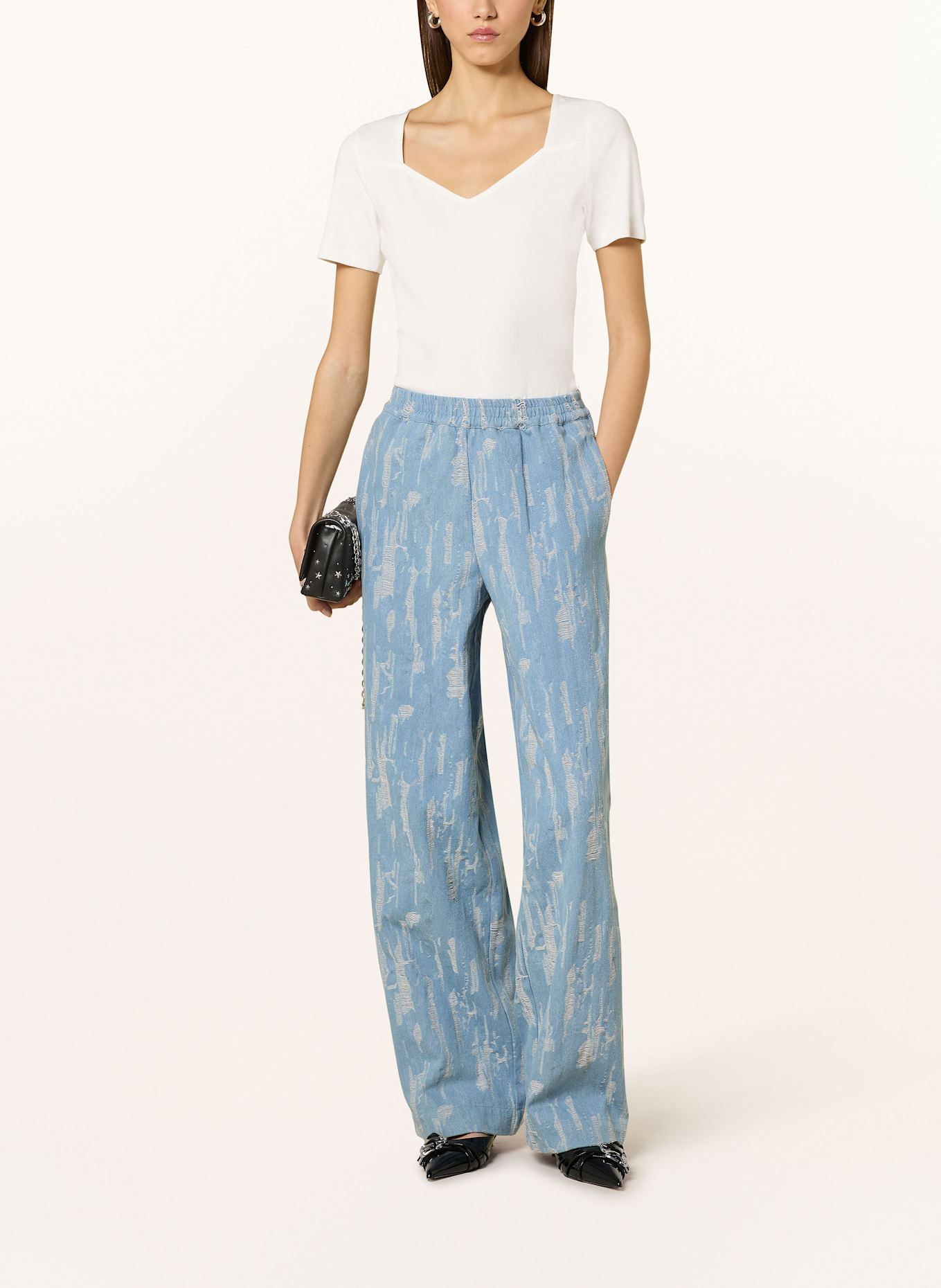 ICHI T-shirt IHORETA: WHITE