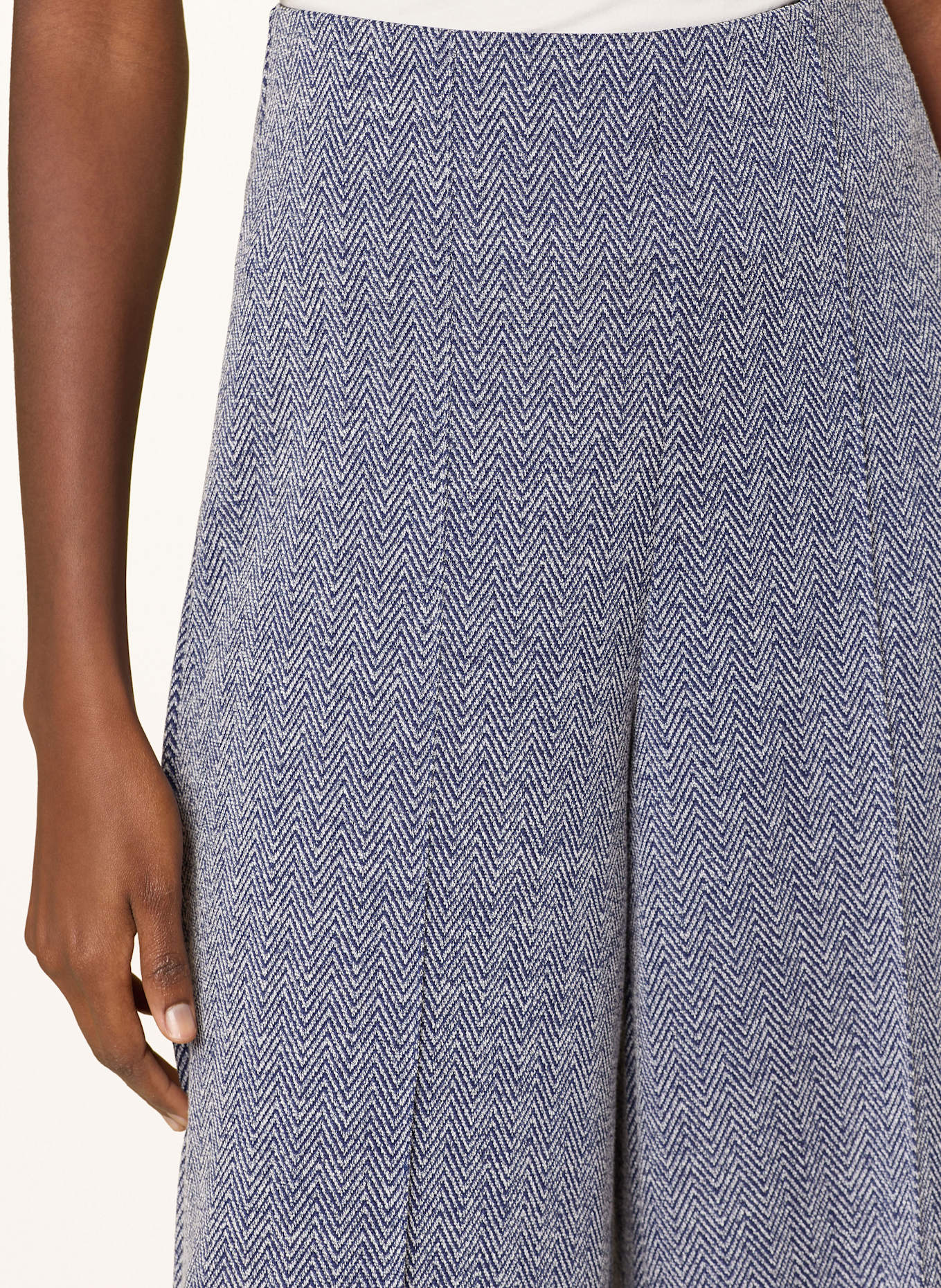 ICHI Marlenehose IHKATE: DUNKELBLAU / WEISS