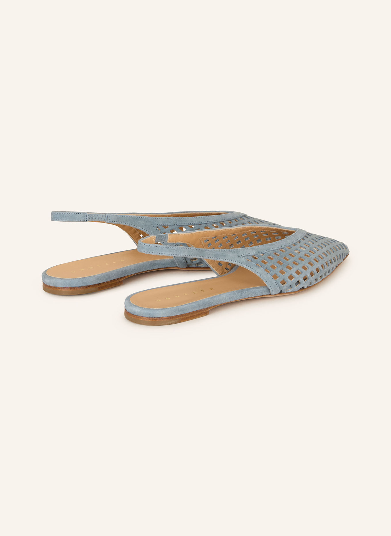 UNÜTZER Slingballerinas: BLAUGRAU