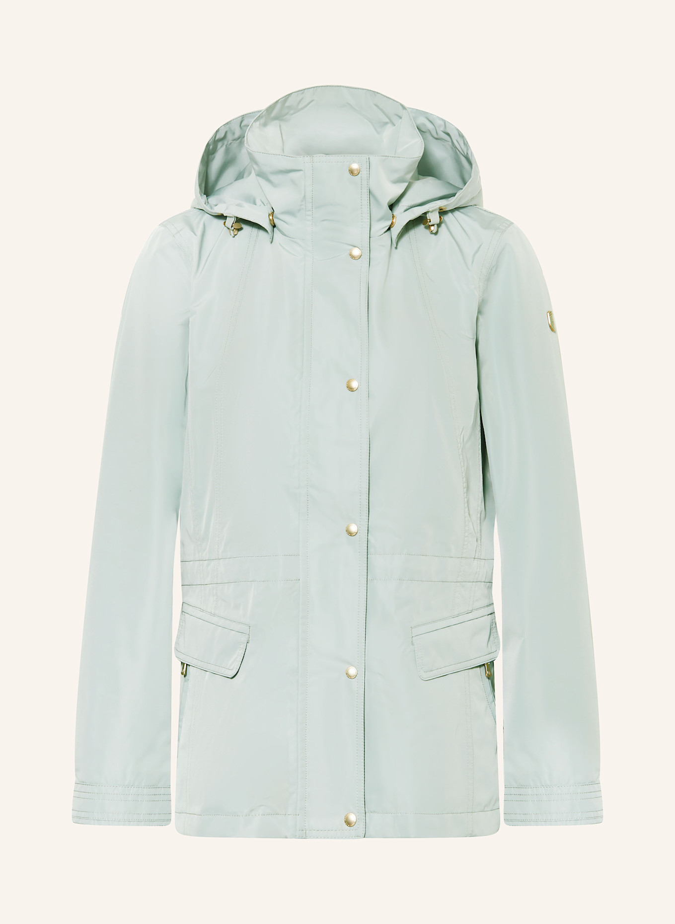 WELLENSTEYN Regenjacke SAILING SHORT: HELLGRÜN