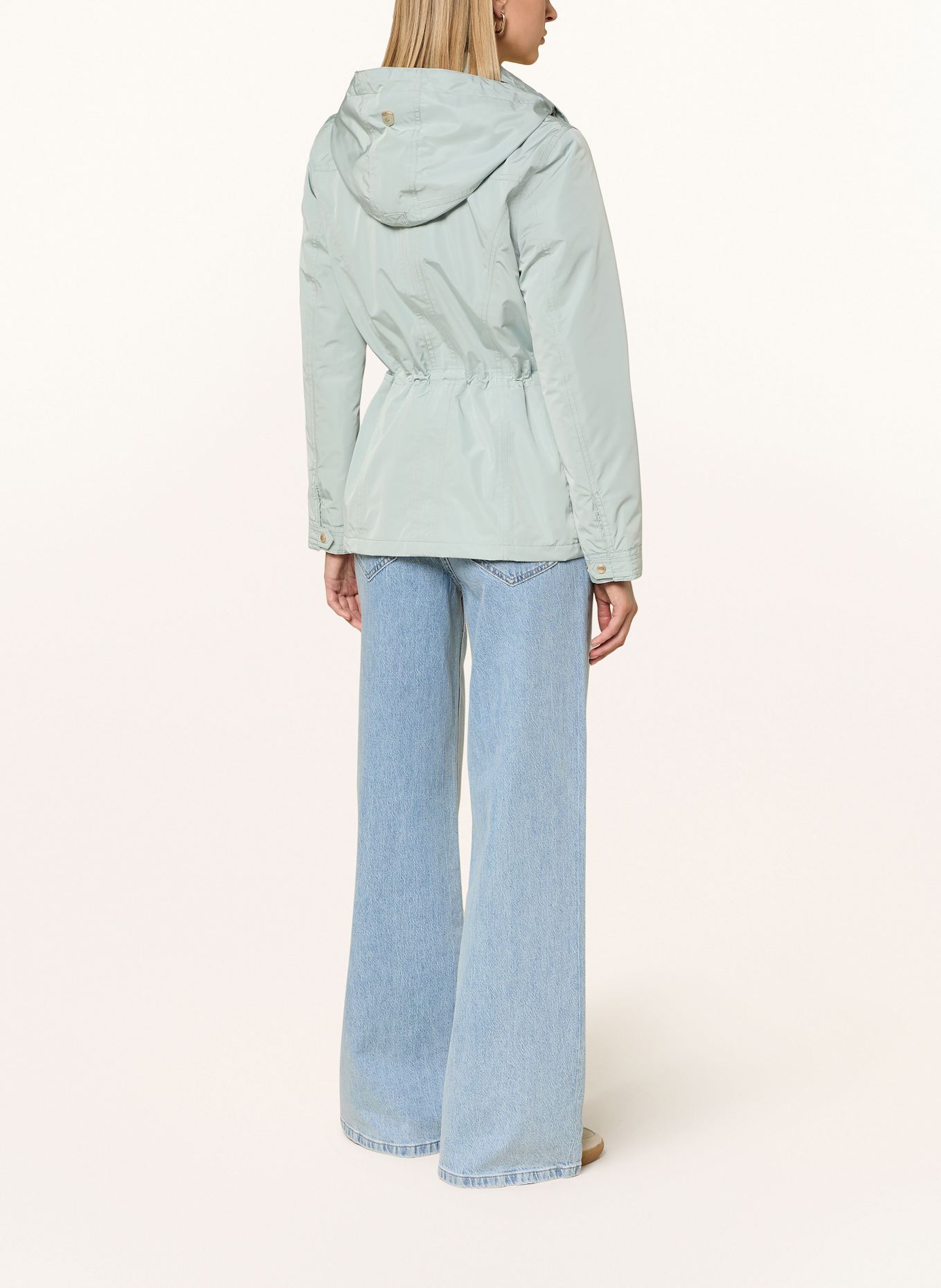WELLENSTEYN Regenjacke SAILING SHORT: HELLGRÜN