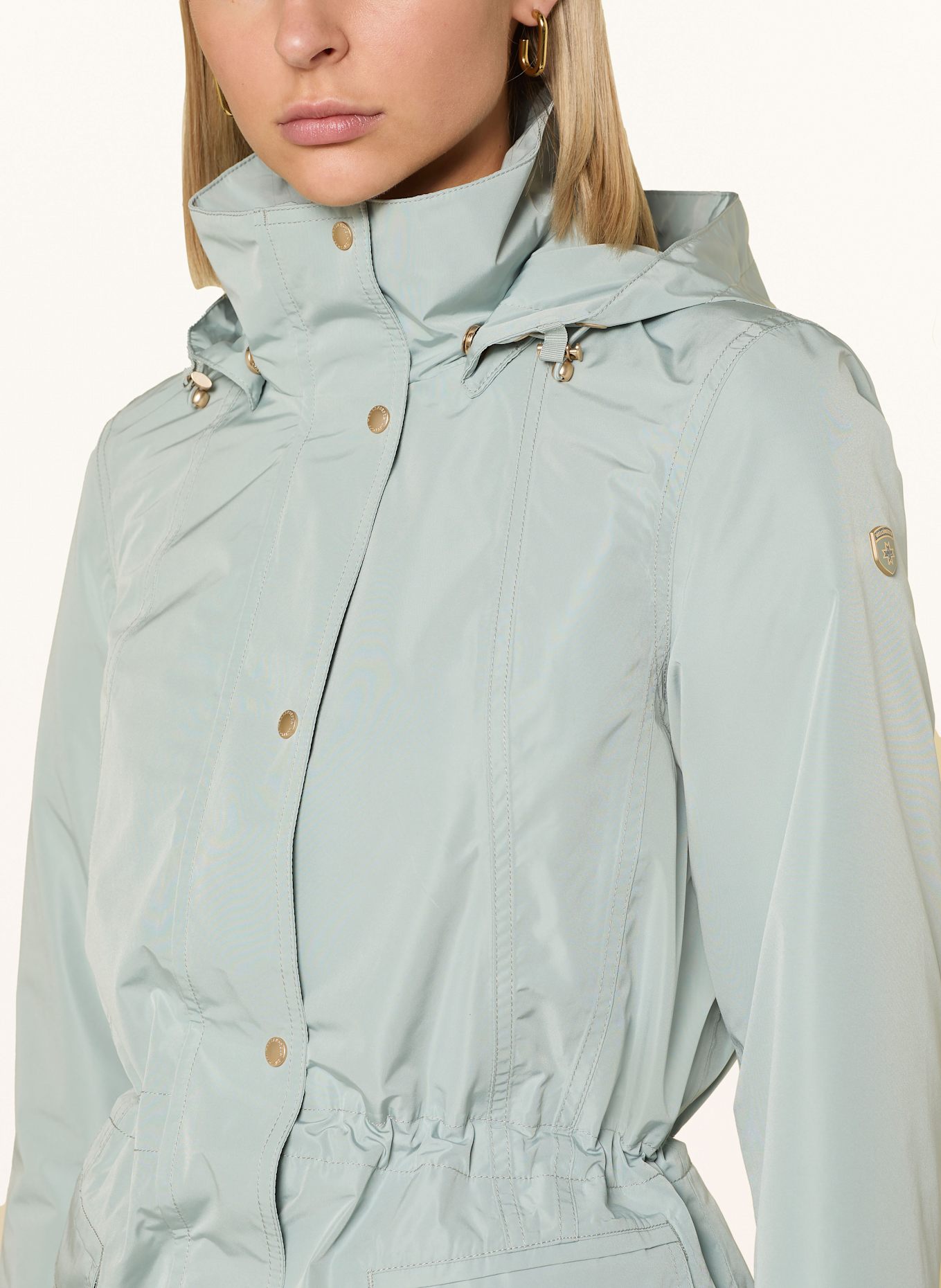 WELLENSTEYN Regenjacke SAILING SHORT: HELLGRÜN