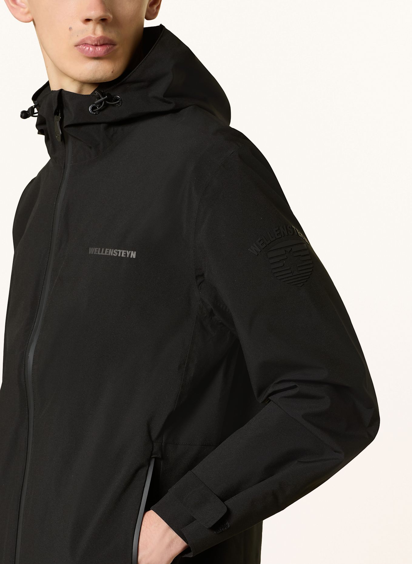 WELLENSTEYN Jacke CLEARWATER SHORT: SCHWARZ
