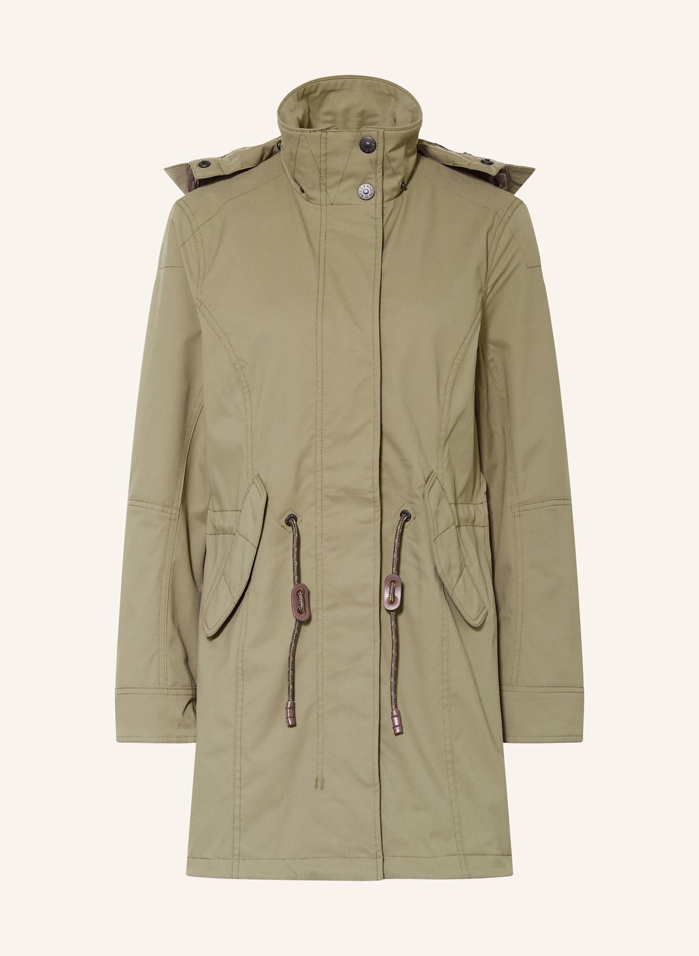WELLENSTEYN Parka CORNFIELD mit abnehmbarer Kapuze: OLIV