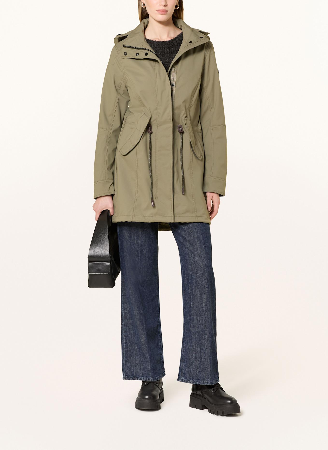 WELLENSTEYN Parka CORNFIELD mit abnehmbarer Kapuze: OLIV
